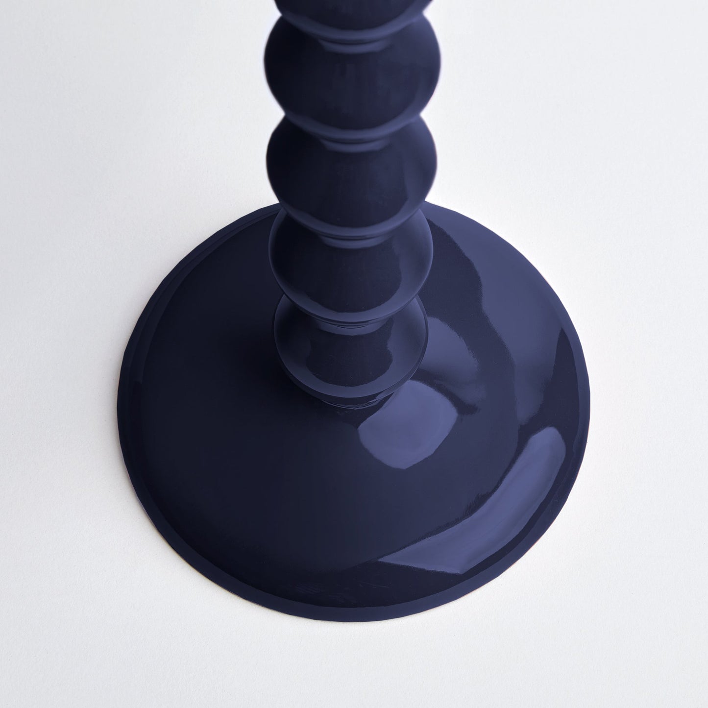 Smaller Mildred candlestick in navy