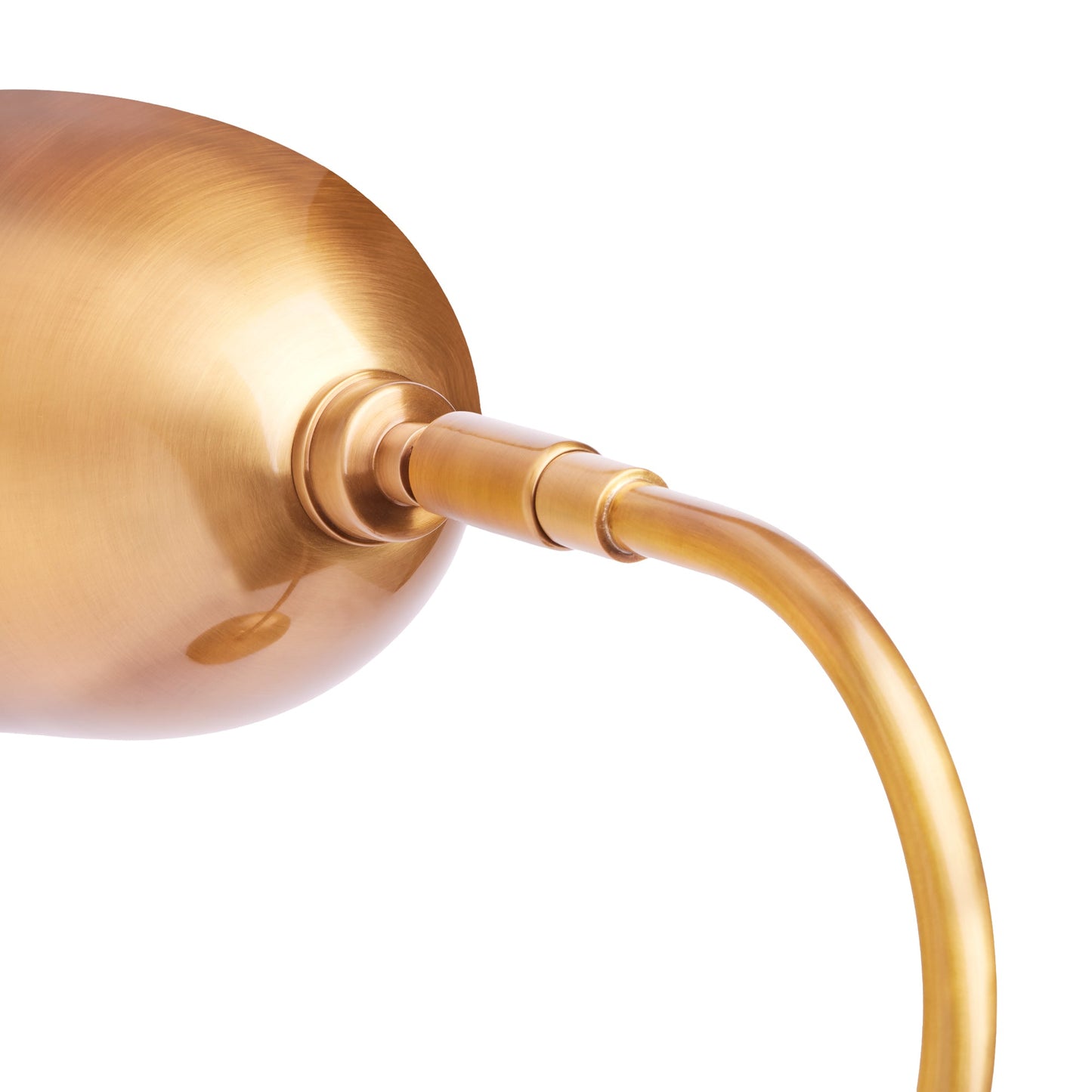 Obama Desk Light in Antiqued Brass