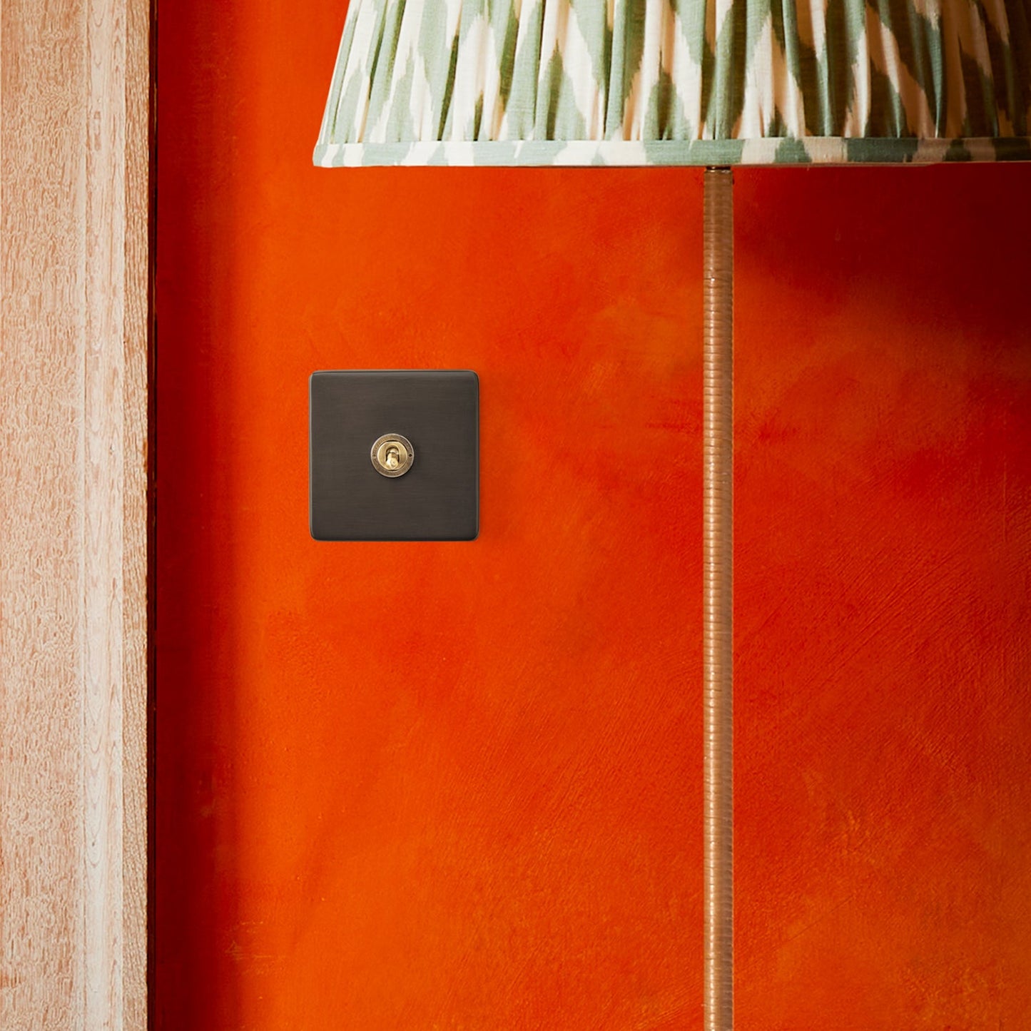 One gang 2 way Florence toggle switch in bronze
