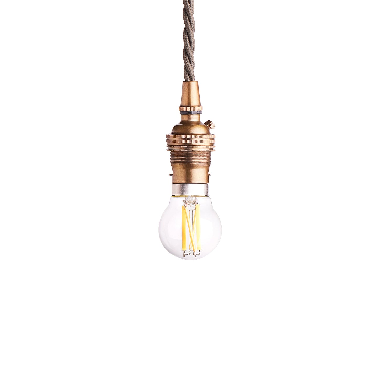 Golf ball 8 watt LED filament bulb with B22 fitting