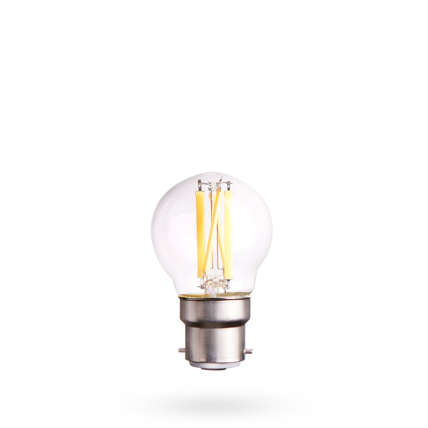 Golf ball 8 watt LED filament bulb with B22 fitting