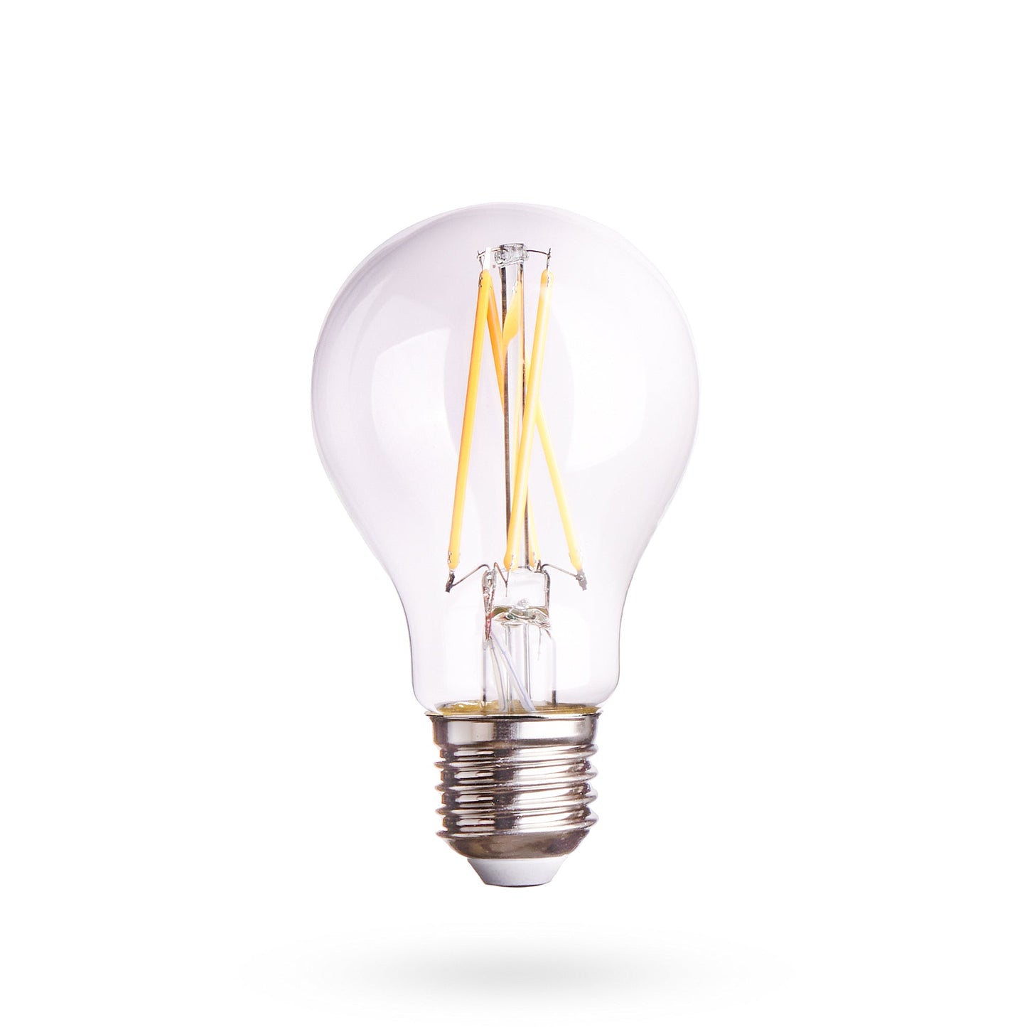 Standard size 8 watt LED filament bulb with E27 fitting