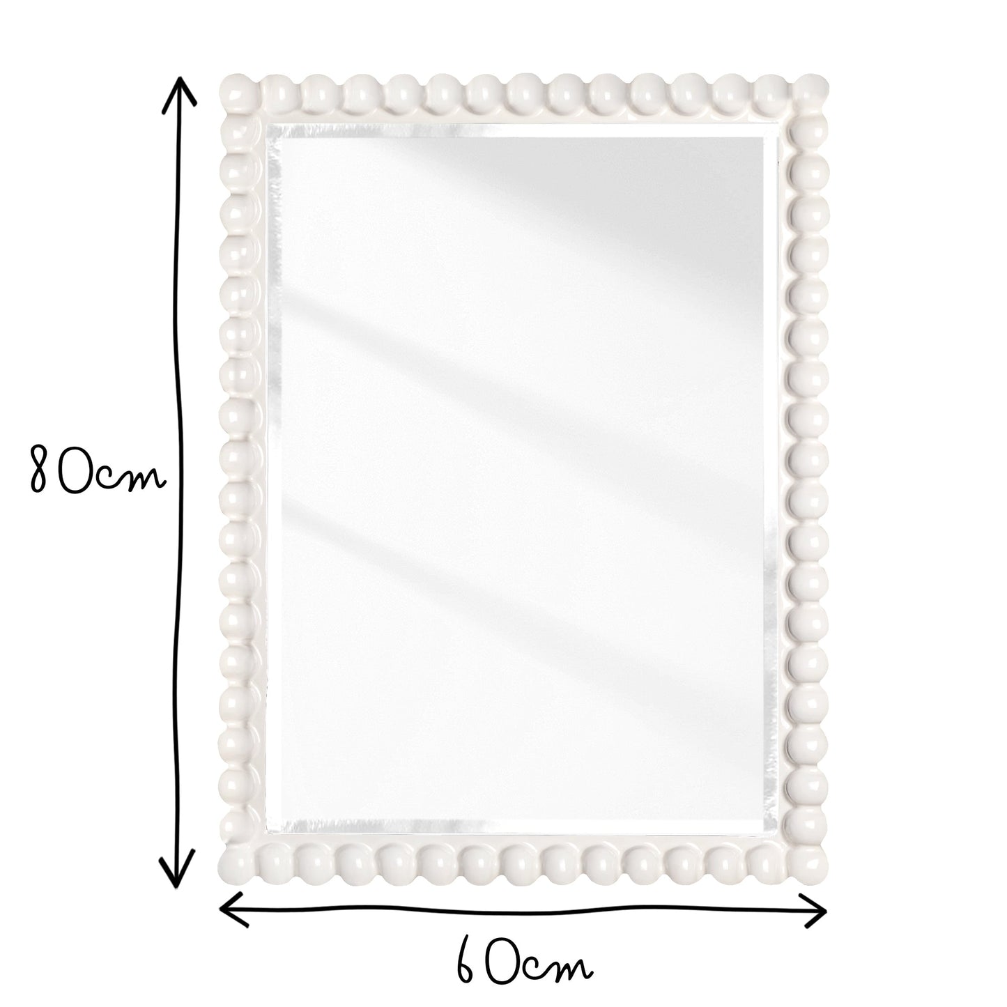 Charming Mirror in white