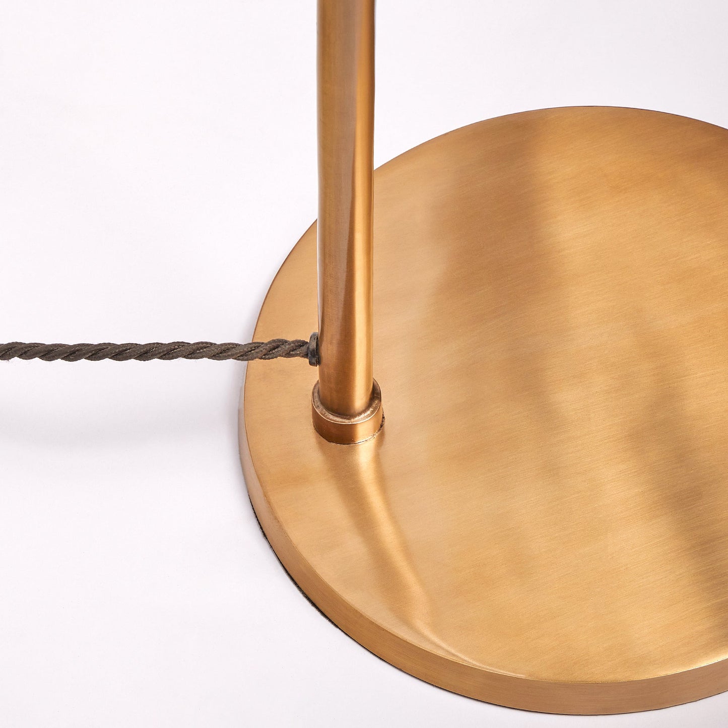 Beamish reading lamp in antiqued brass