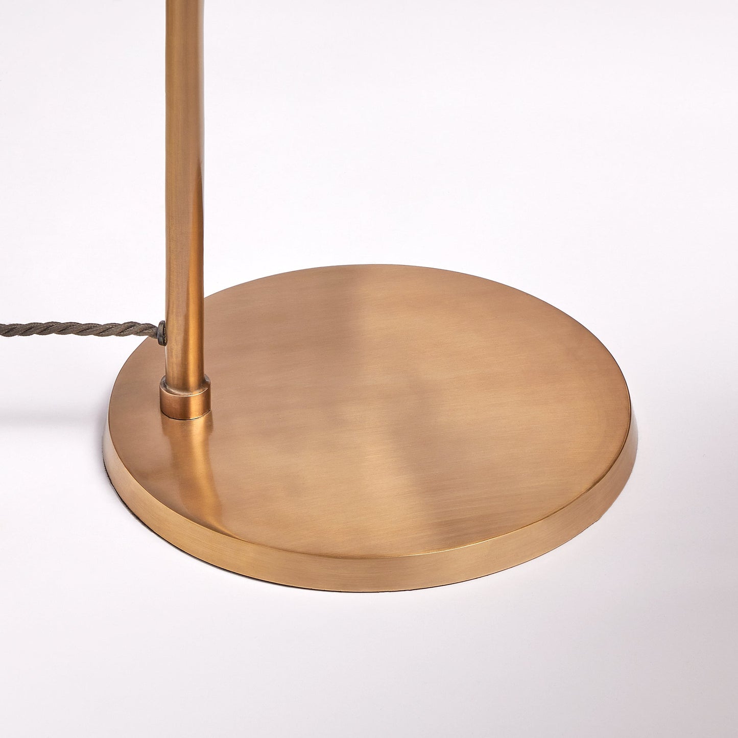 Beamish reading lamp in antiqued brass