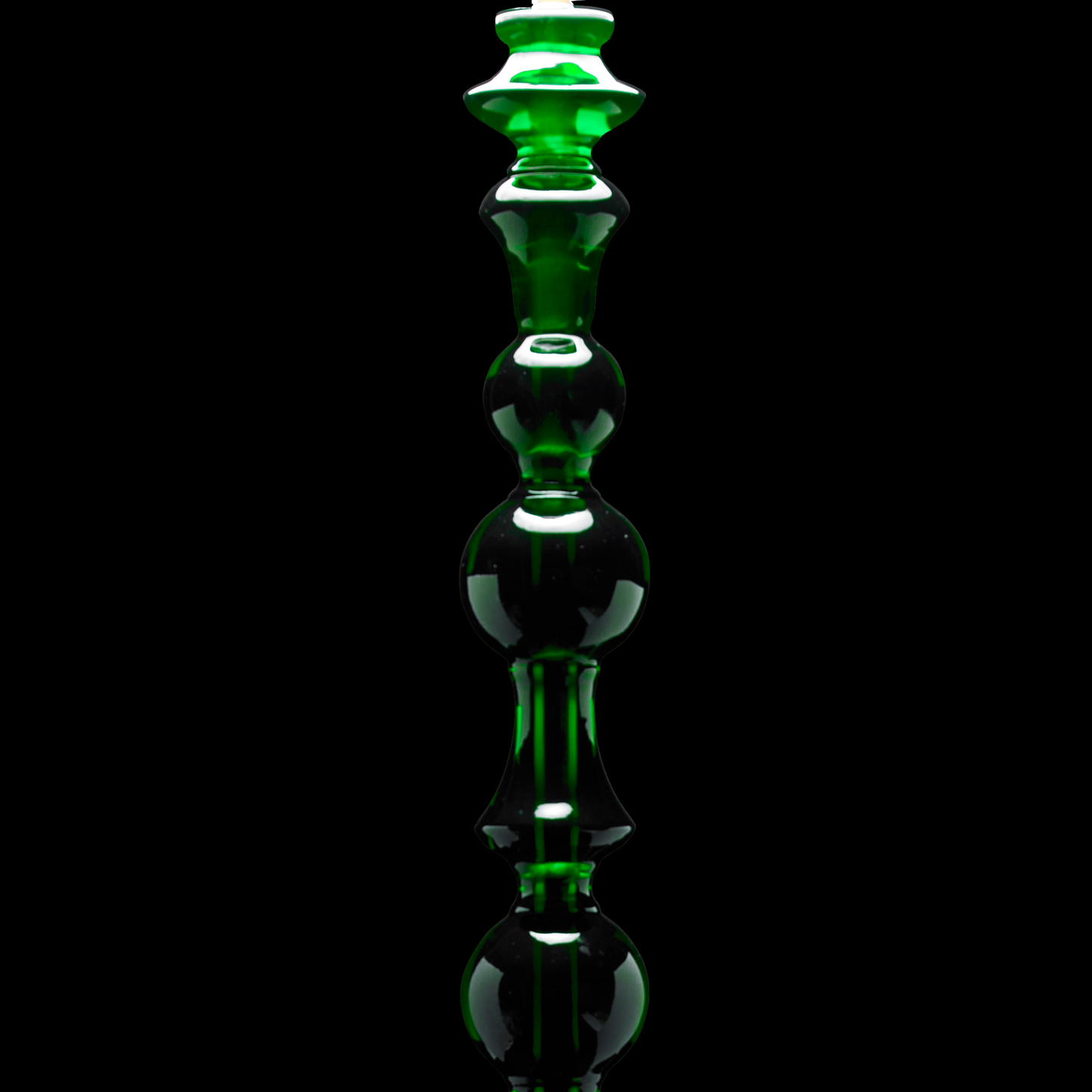Bobboli table lamp in green resin