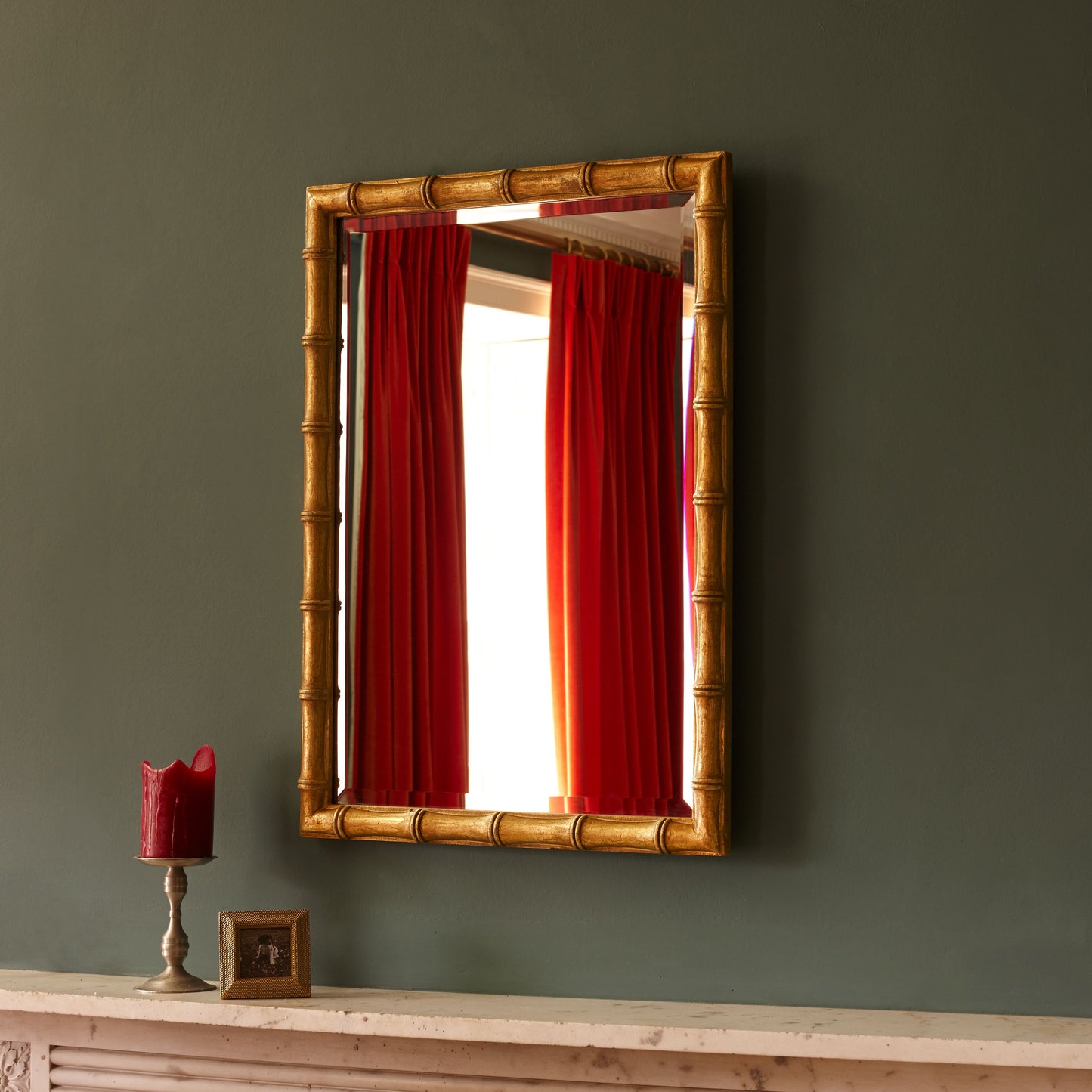 Baloo mirror in a gold finish