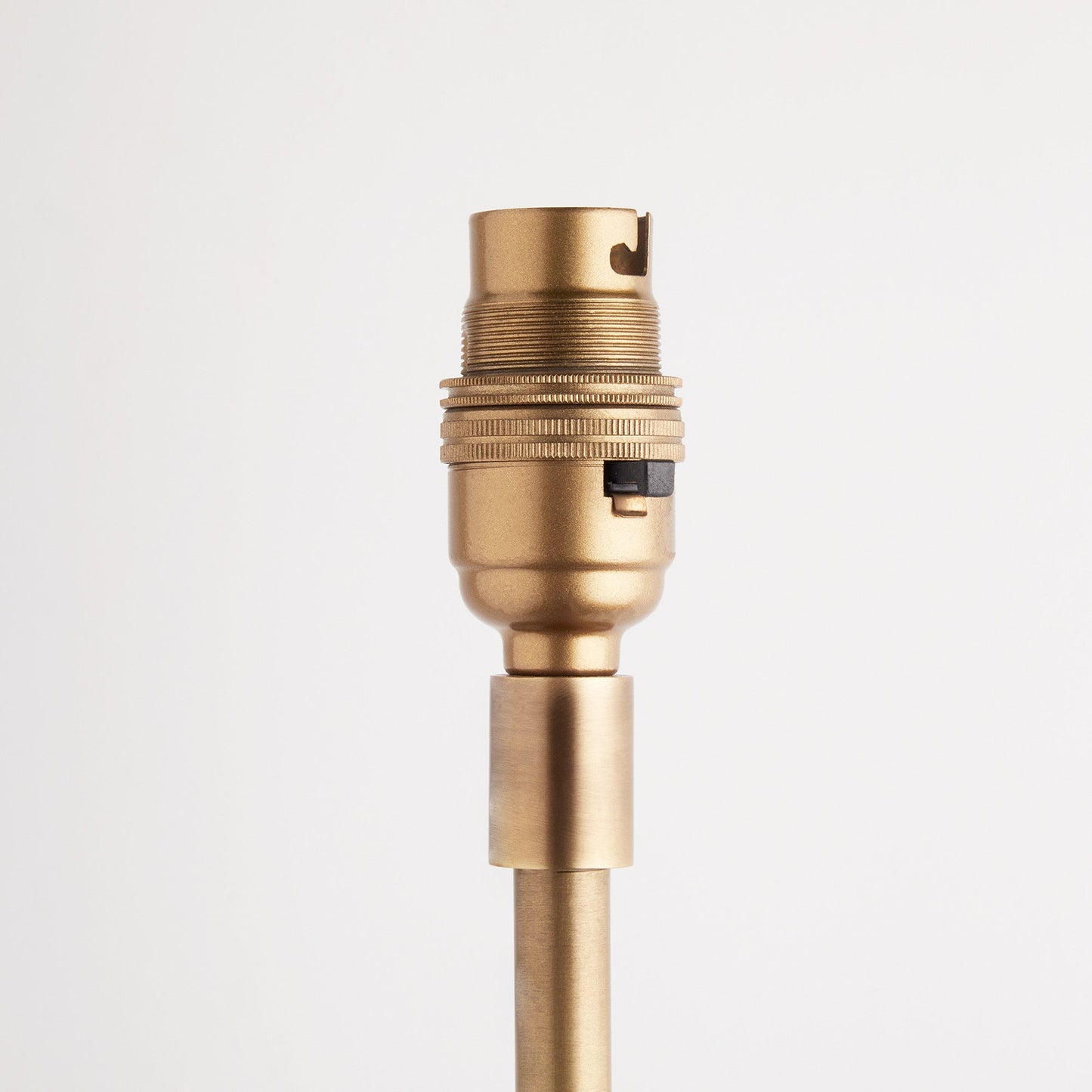 Black Monday floor lamp in antiqued brass