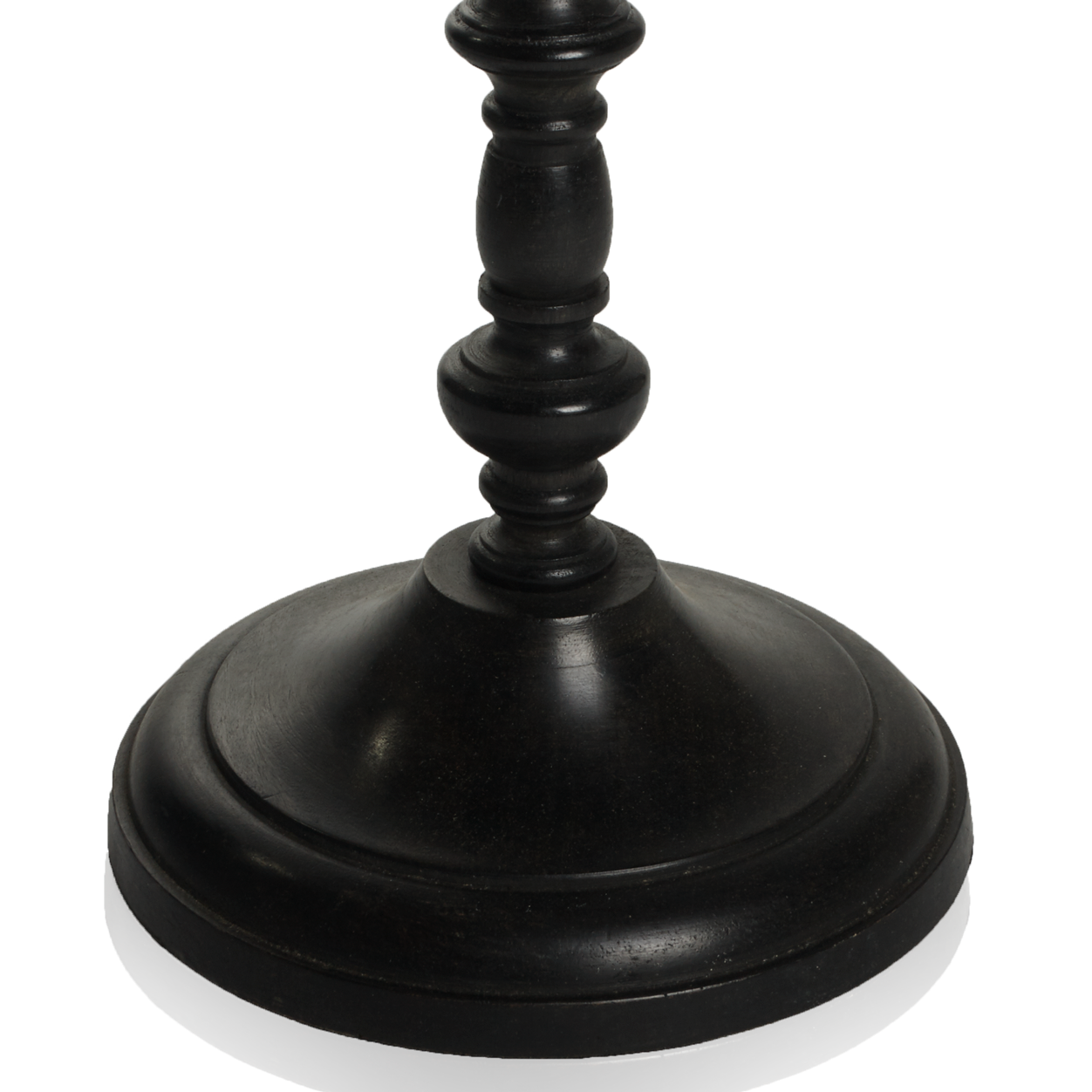 Eclipse floor lamp in Silvery black