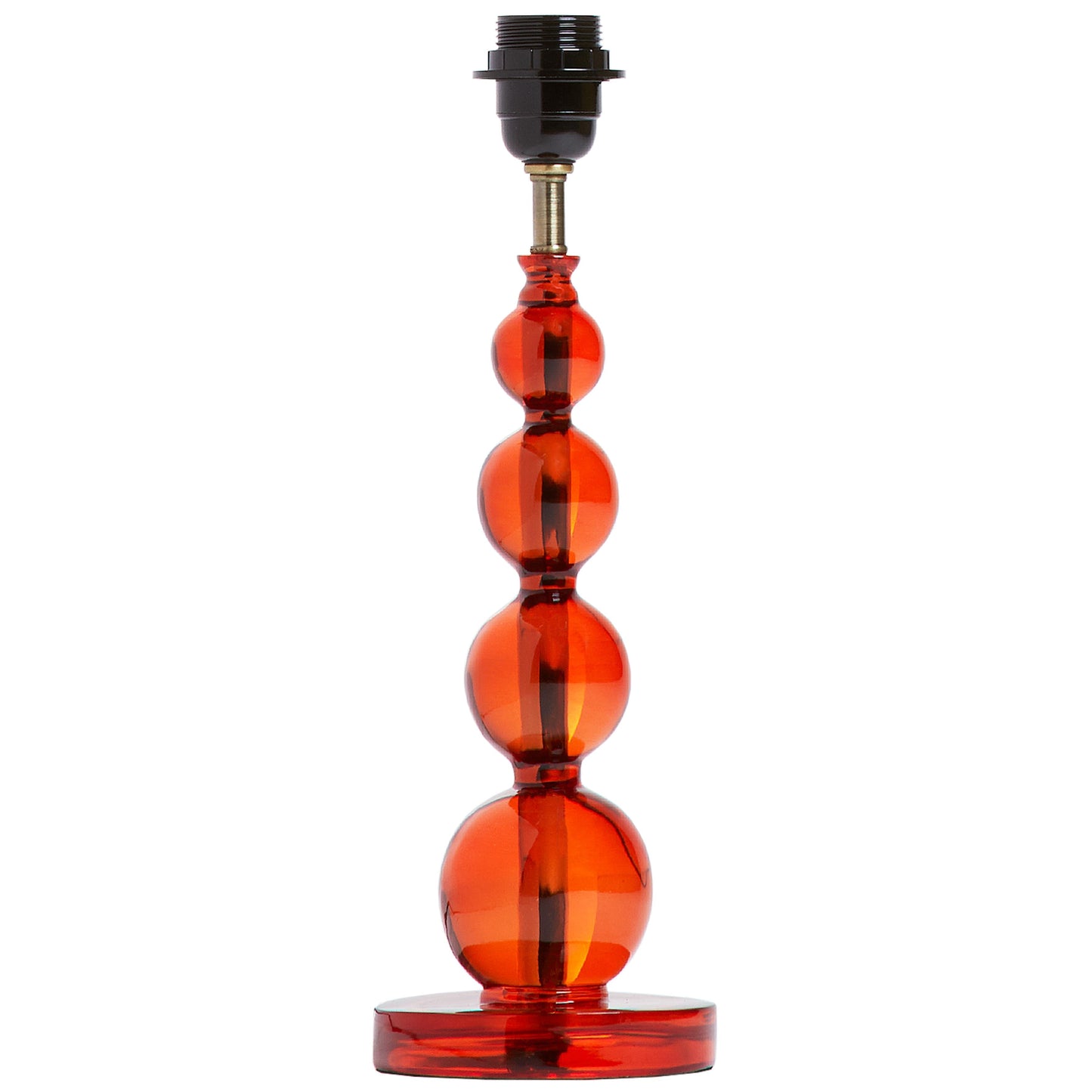Aurora table lamp in orange resin