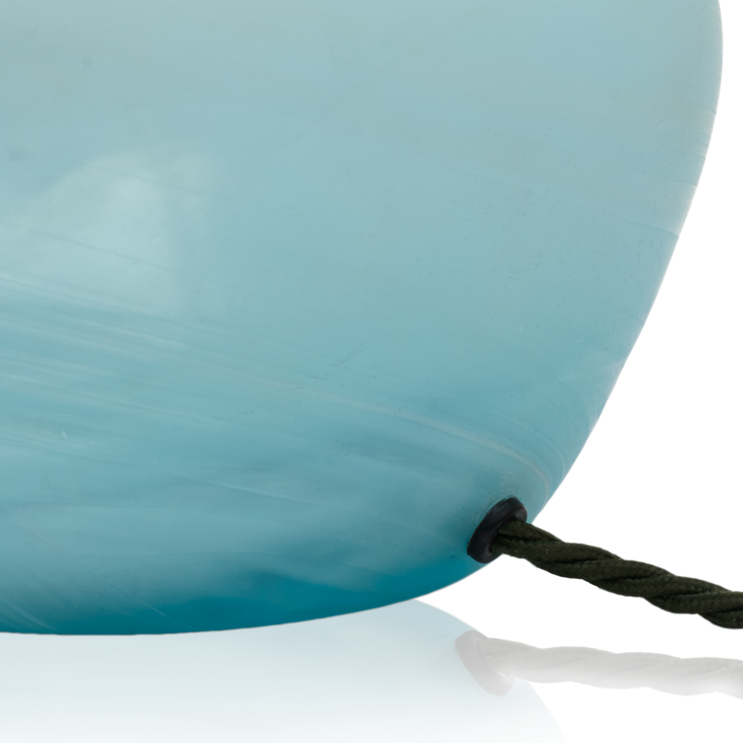 Bluebell table lamp in blown glass