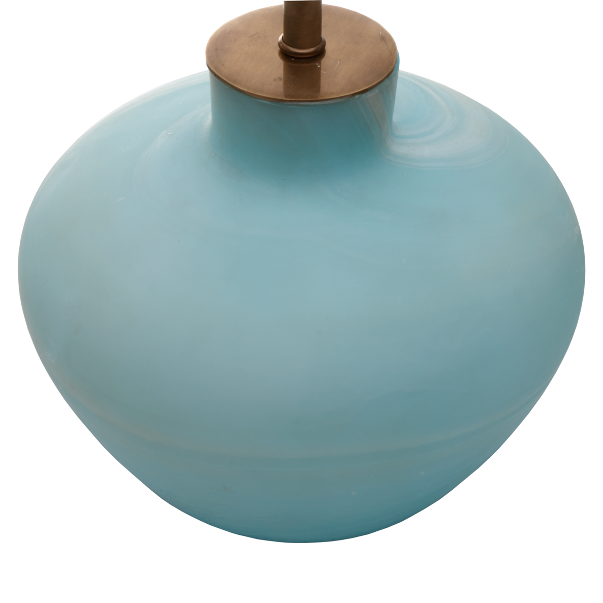 Bluebell table lamp in blown glass