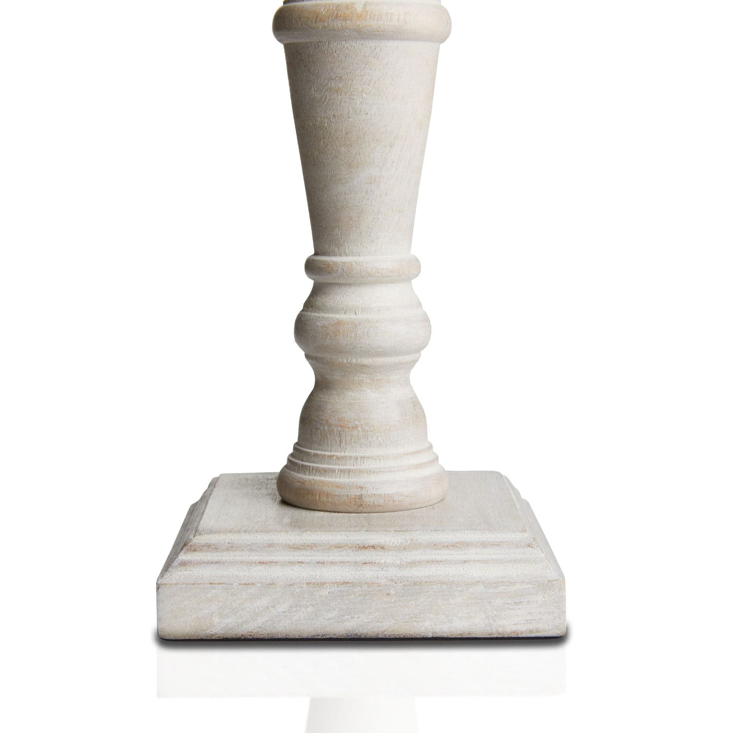 Fred table lamp in natural whitewash