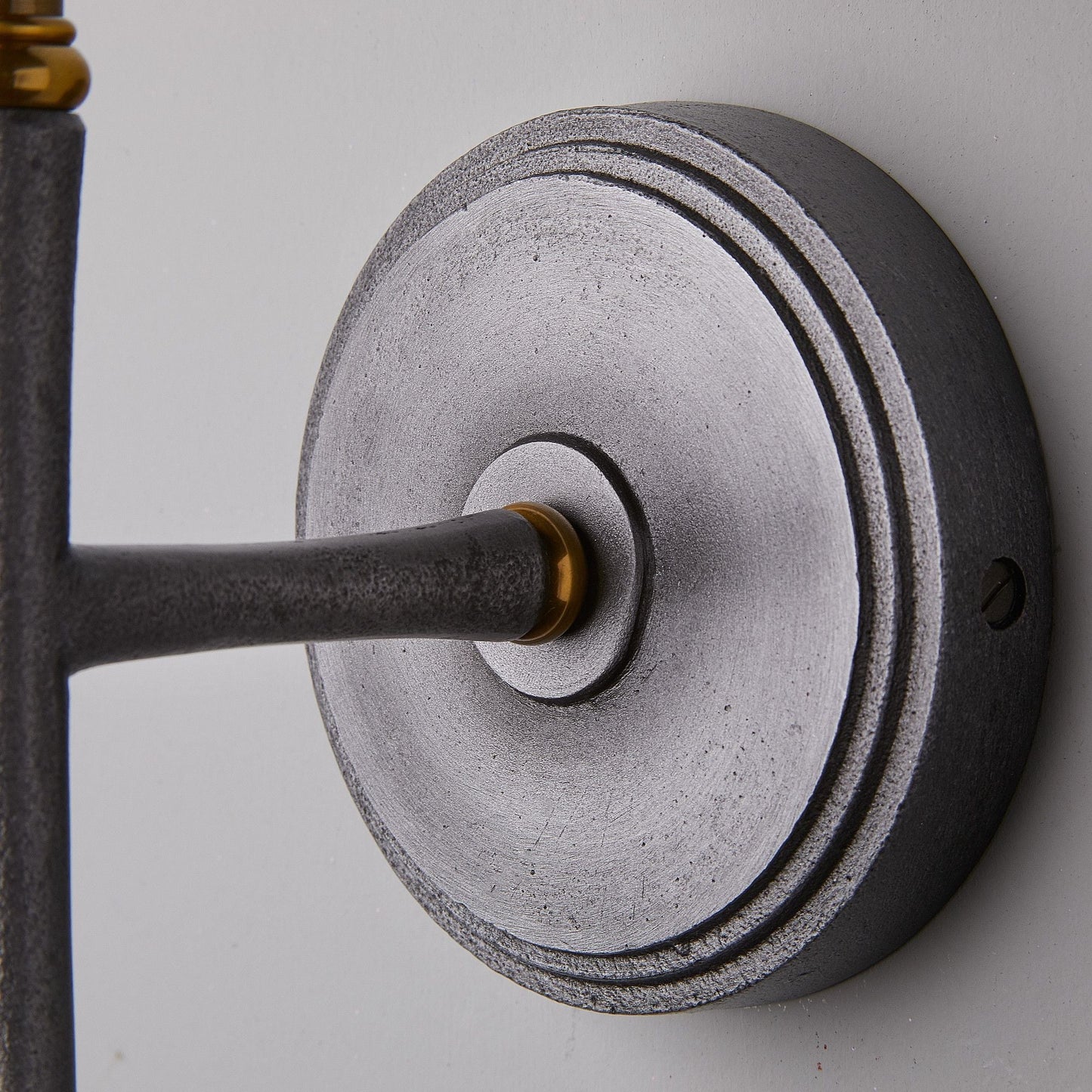 Twiglet Wall fitting in aluminium and brass