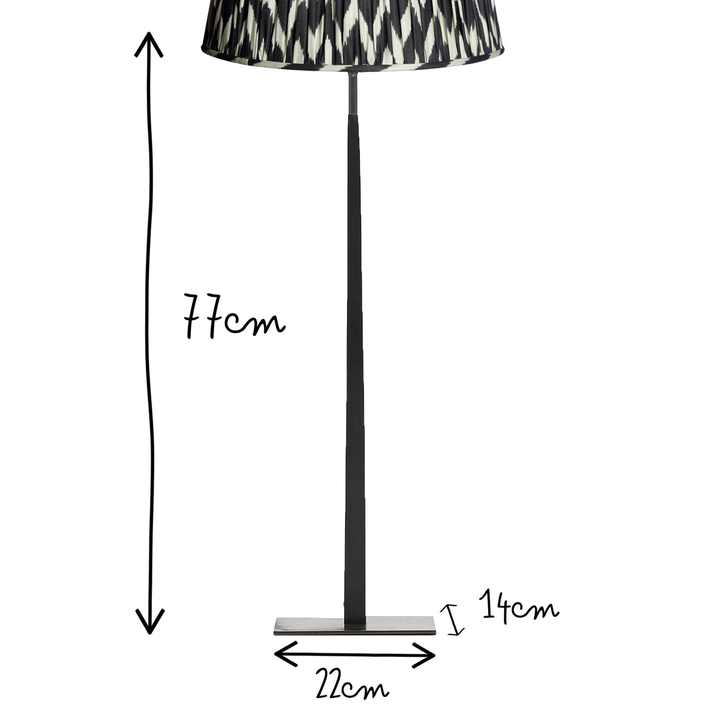 Larger Trafalgar table lamp in antique bronze
