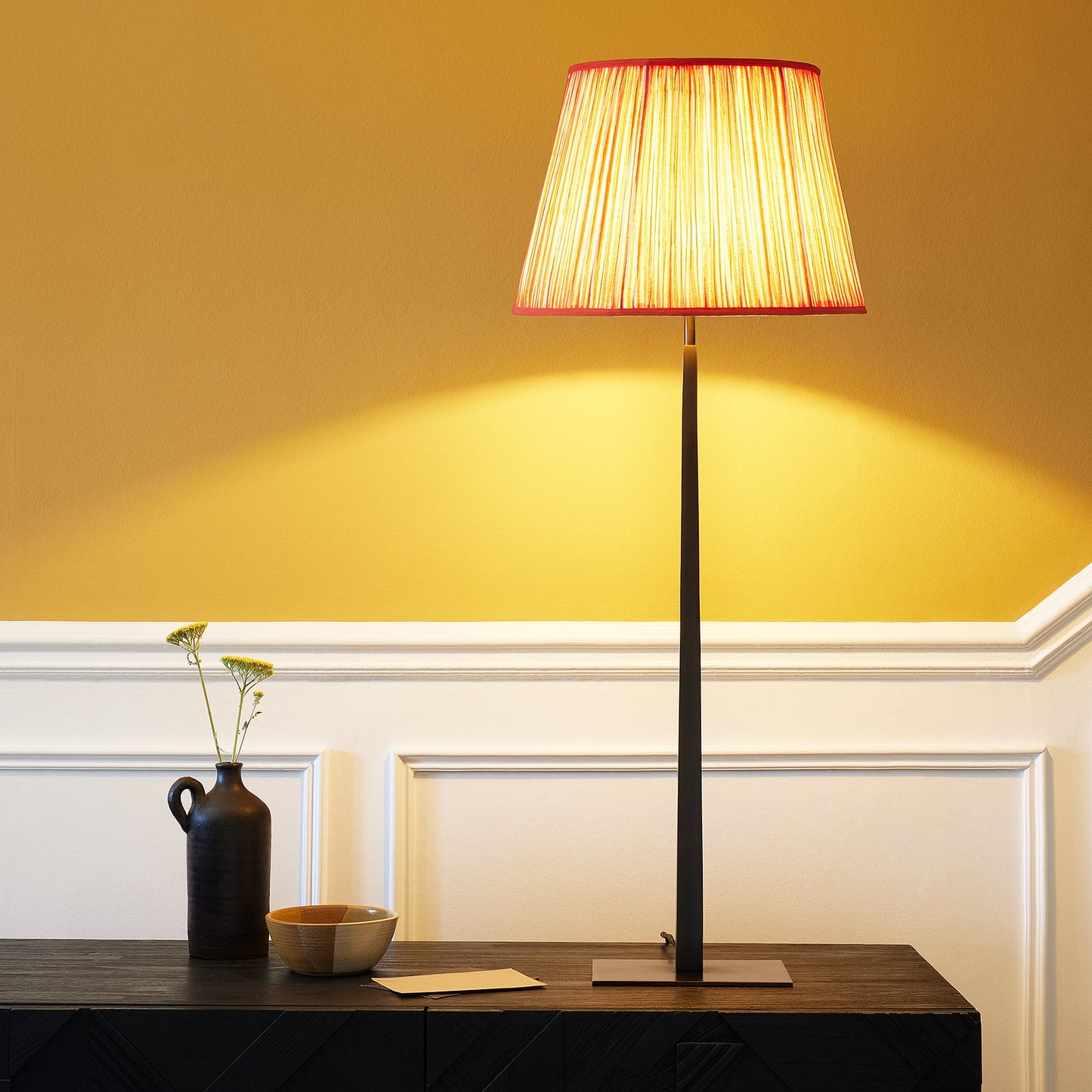 Larger Trafalgar table lamp in antique bronze