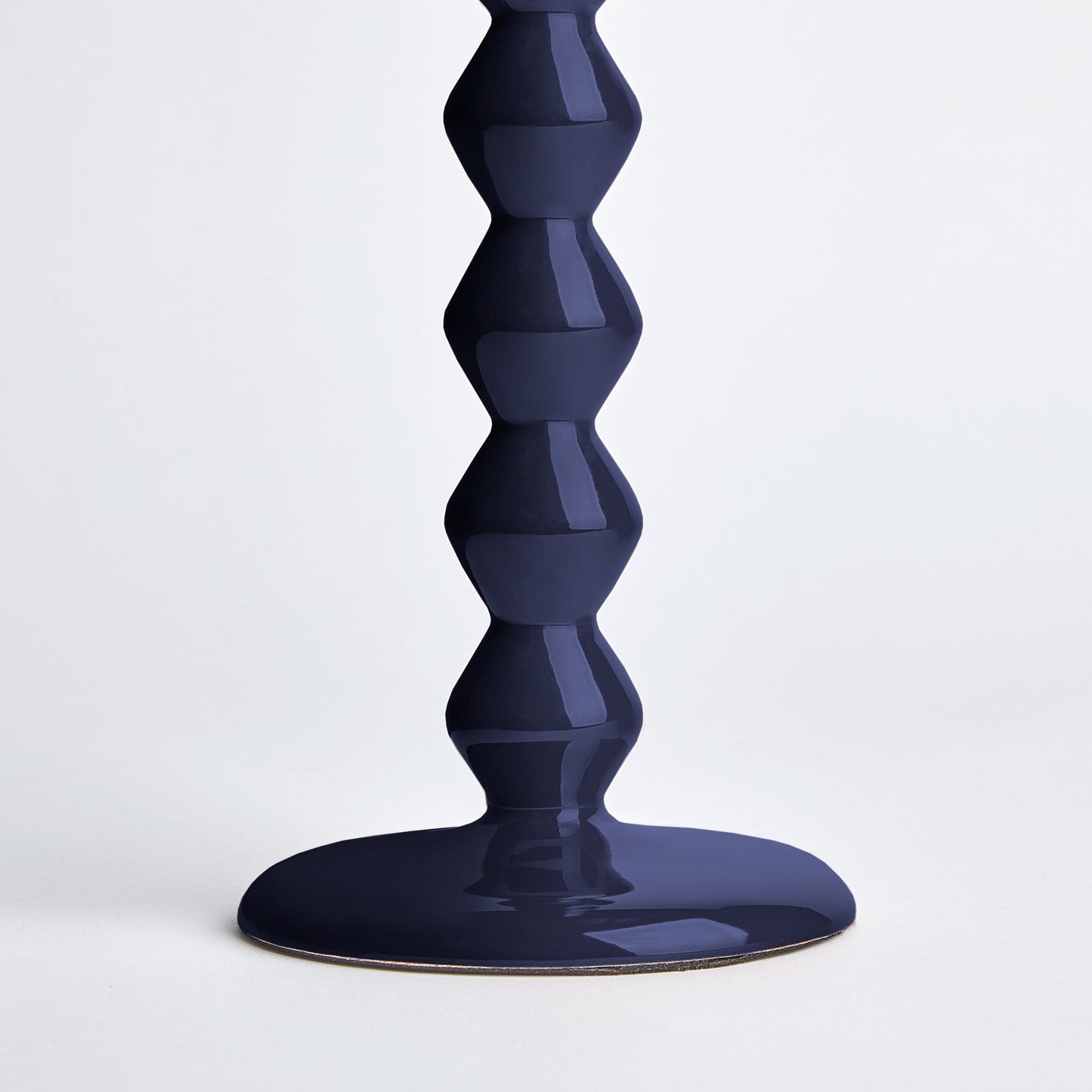 Smaller Mildred candlestick in navy