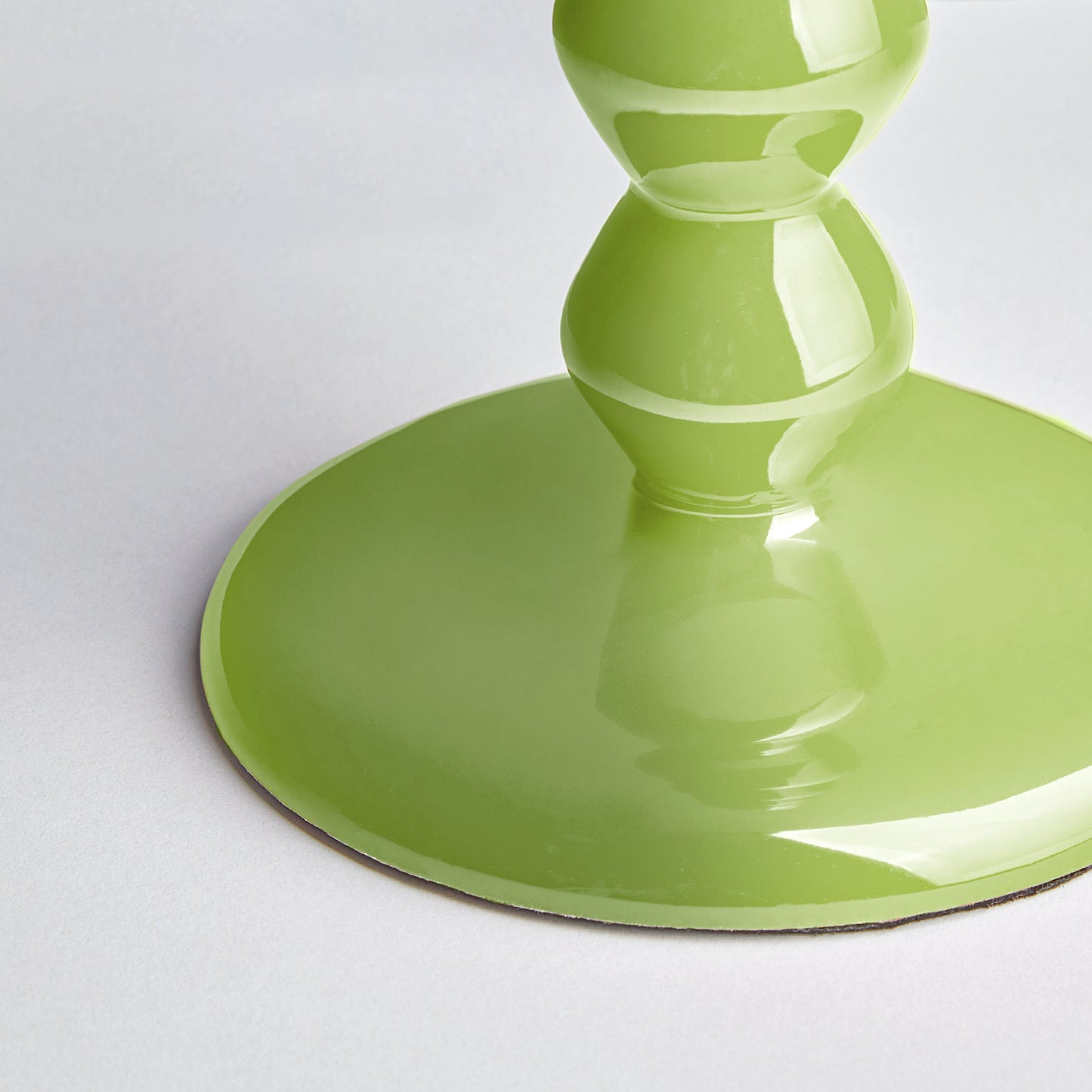 Smaller Mildred candlestick in lime