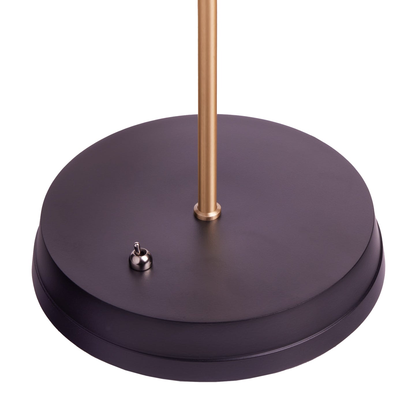 Drax Desk light in brass and a black hood
