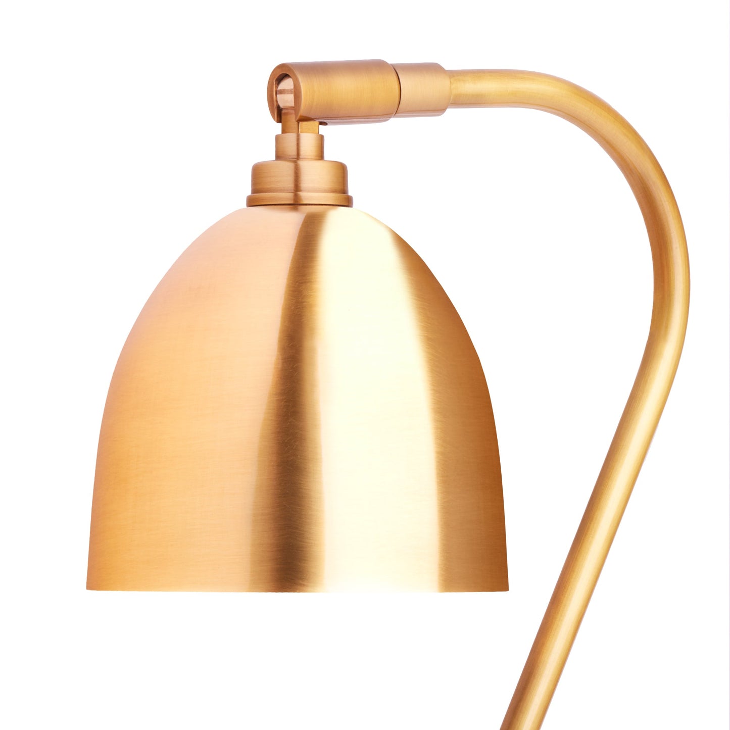 Obama Desk Light in Antiqued Brass