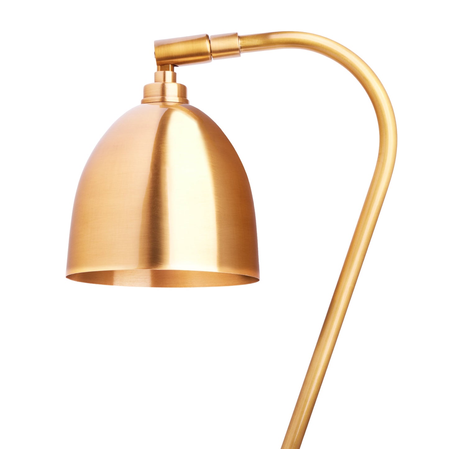 Obama Desk Light in Antiqued Brass