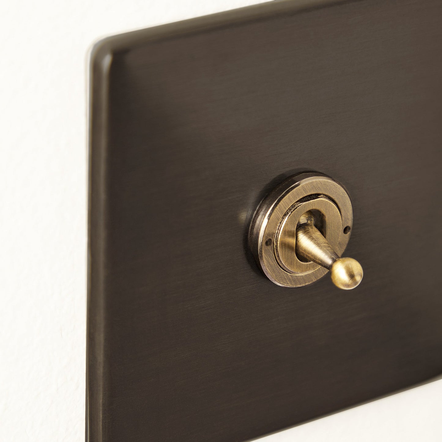 One gang 2 way Florence toggle switch in bronze