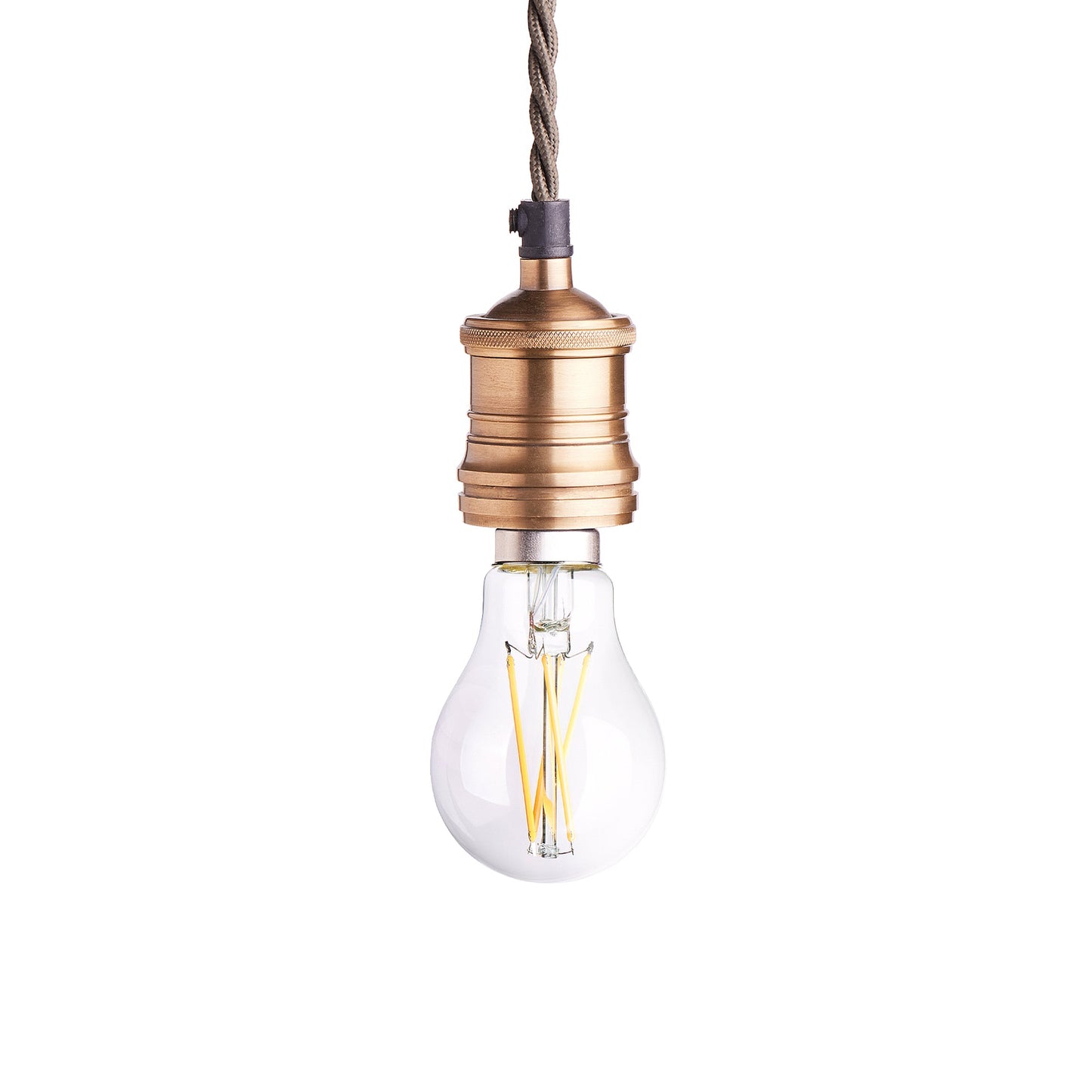 Standard size 8 watt LED filament bulb with E27 fitting
