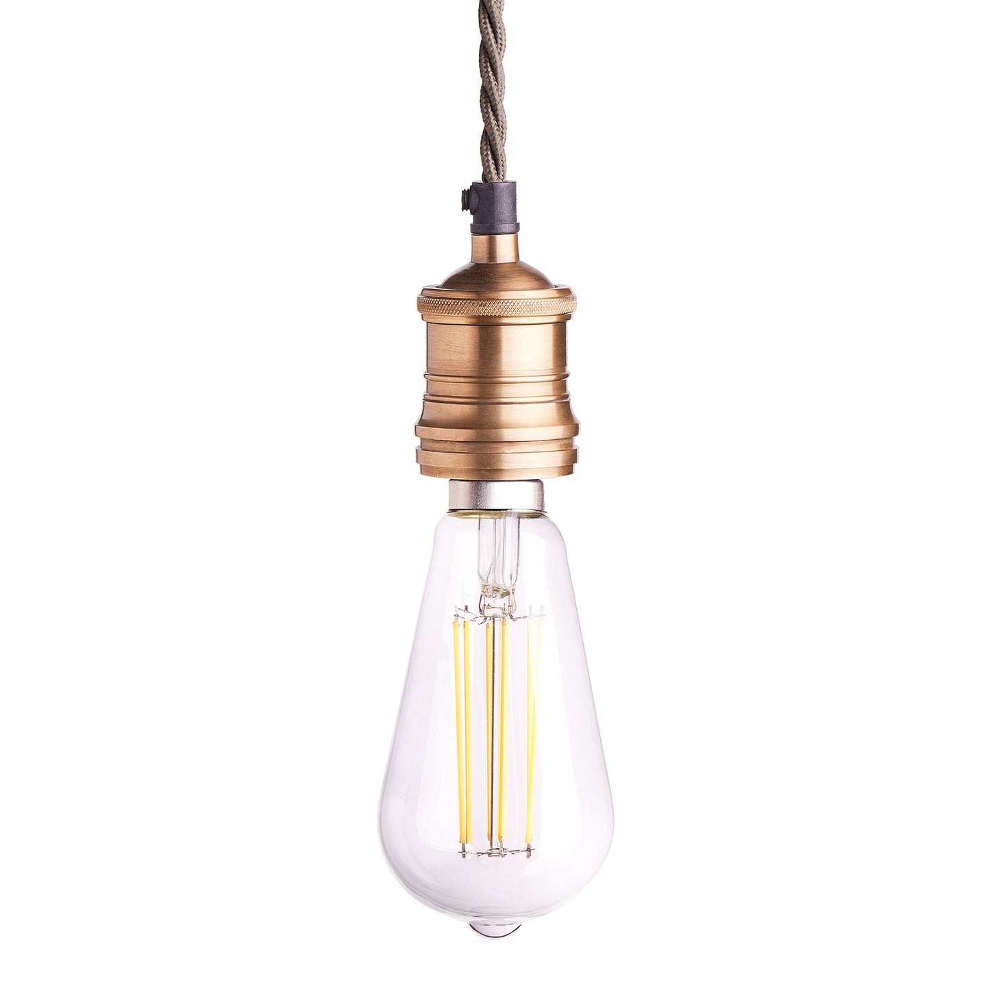Large 8 watt LED filament bulb with E27 fitting
