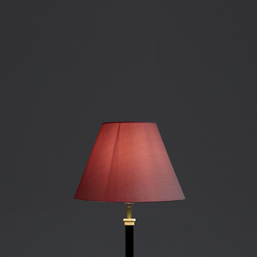 25cm empire lampshade in antique rose dupion silk