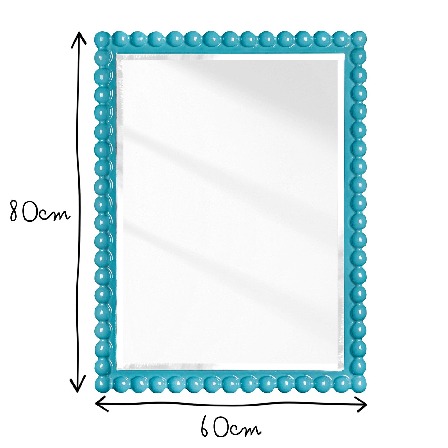 Charming Mirror in turquoise