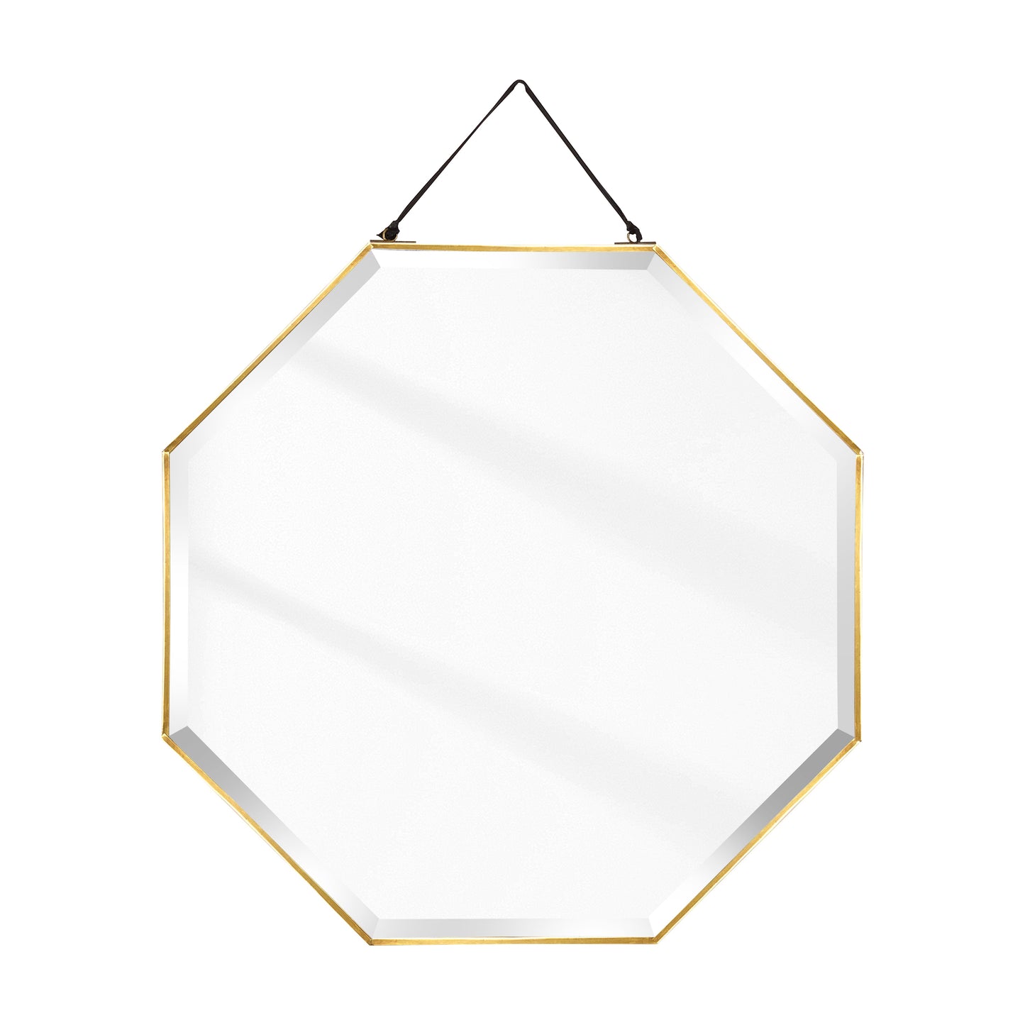 Octagonal bevelled Luxor mirror