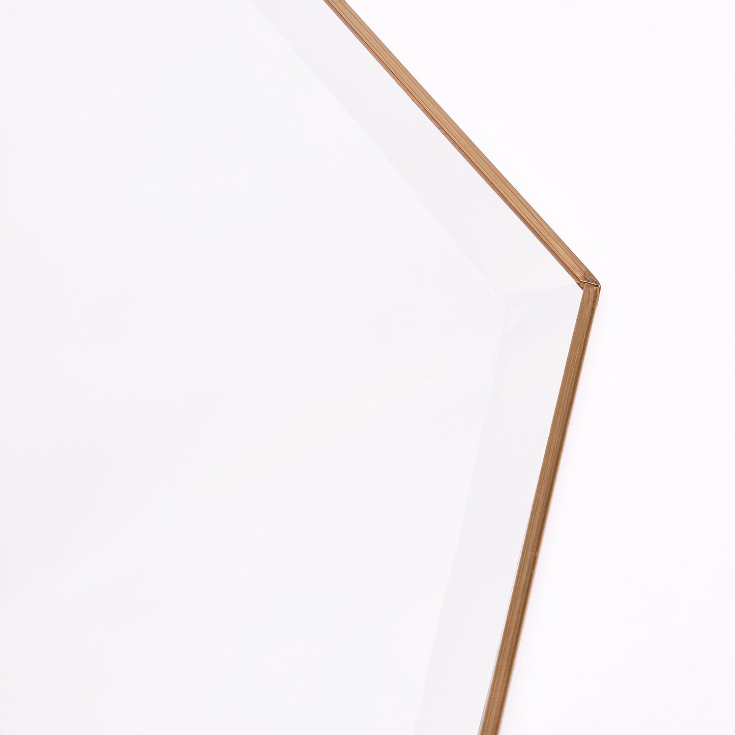 Octagonal bevelled Luxor mirror