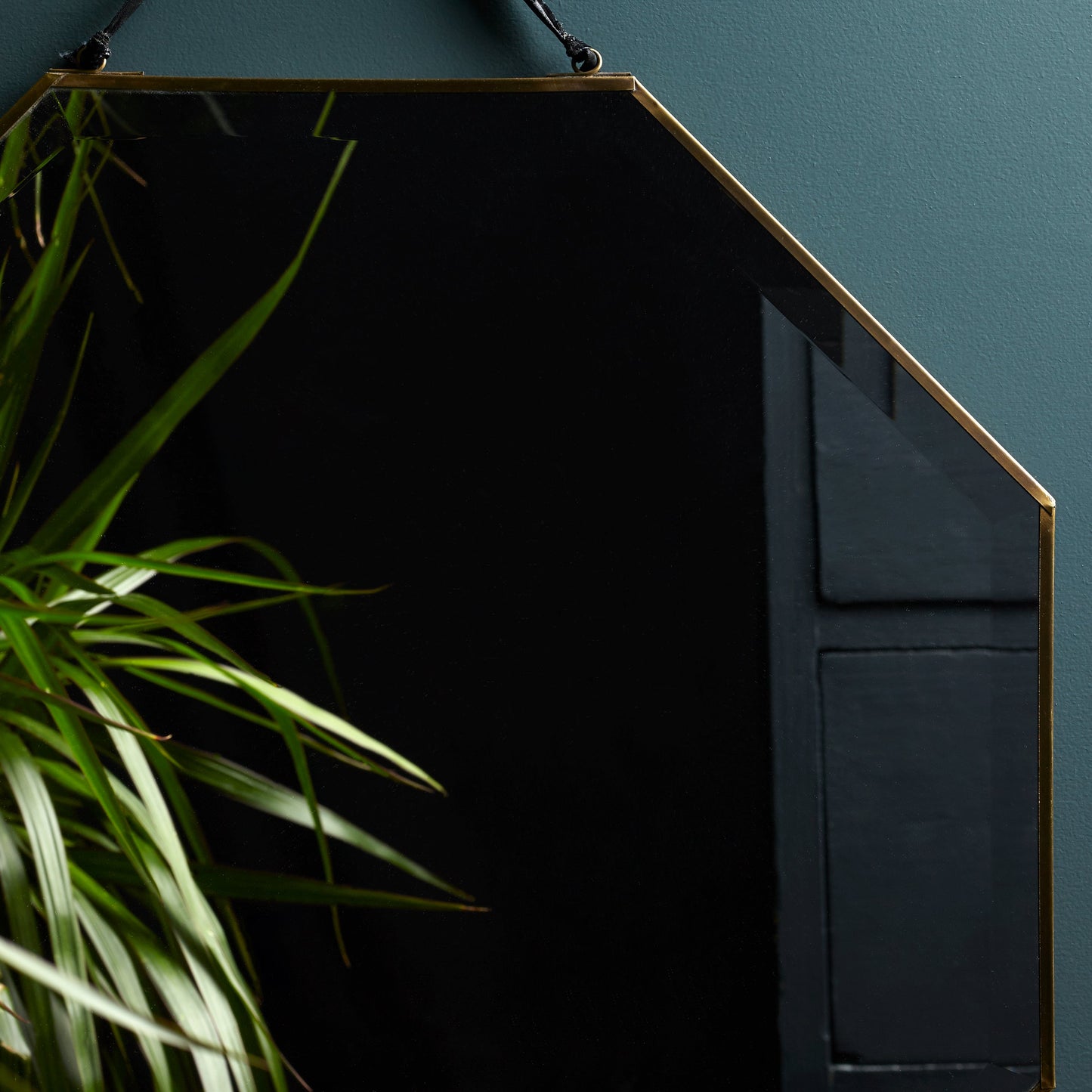 Octagonal bevelled Luxor mirror