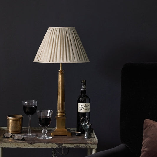 Admiral table lamp in antique brass