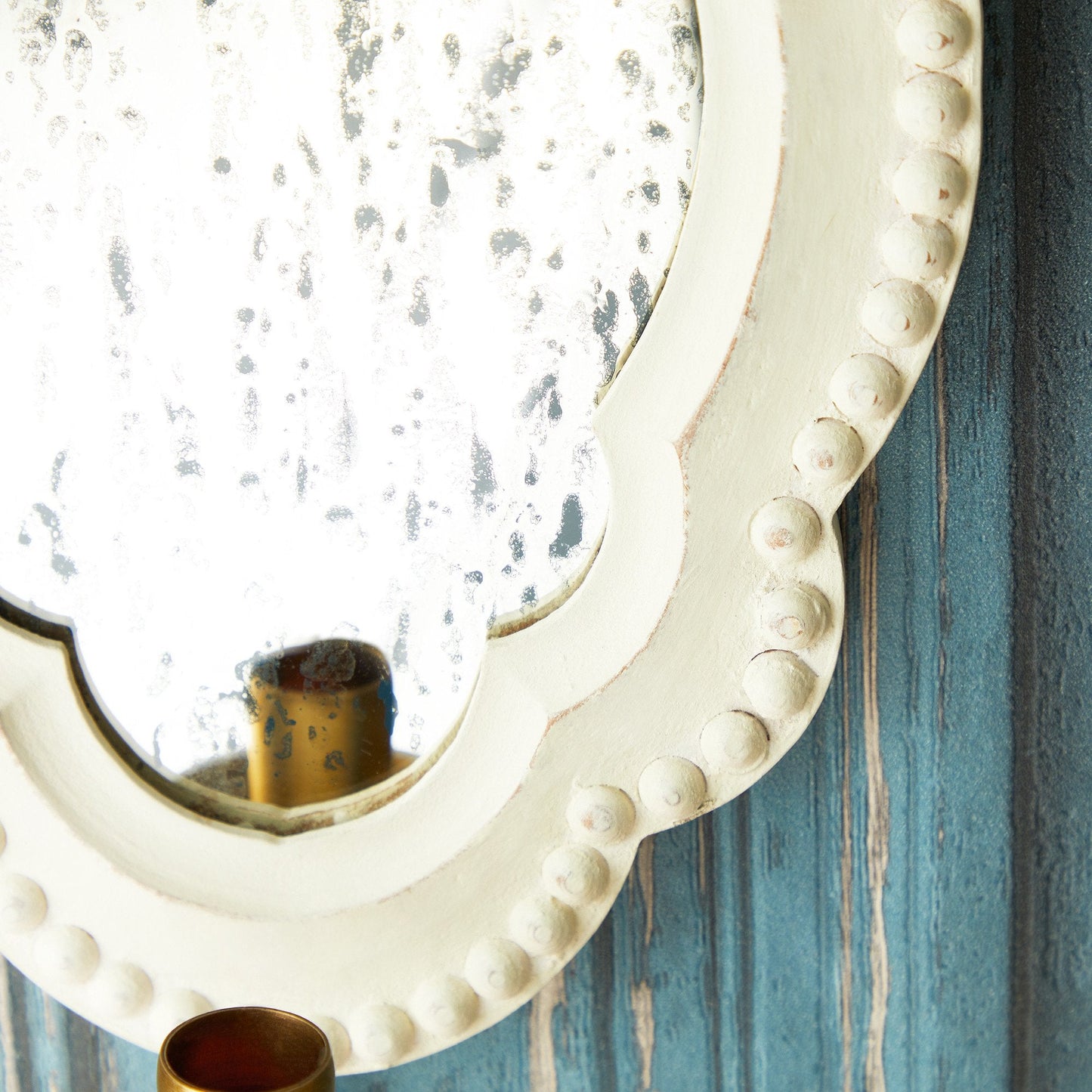 Bracken wall mounted candle holder in natural wood