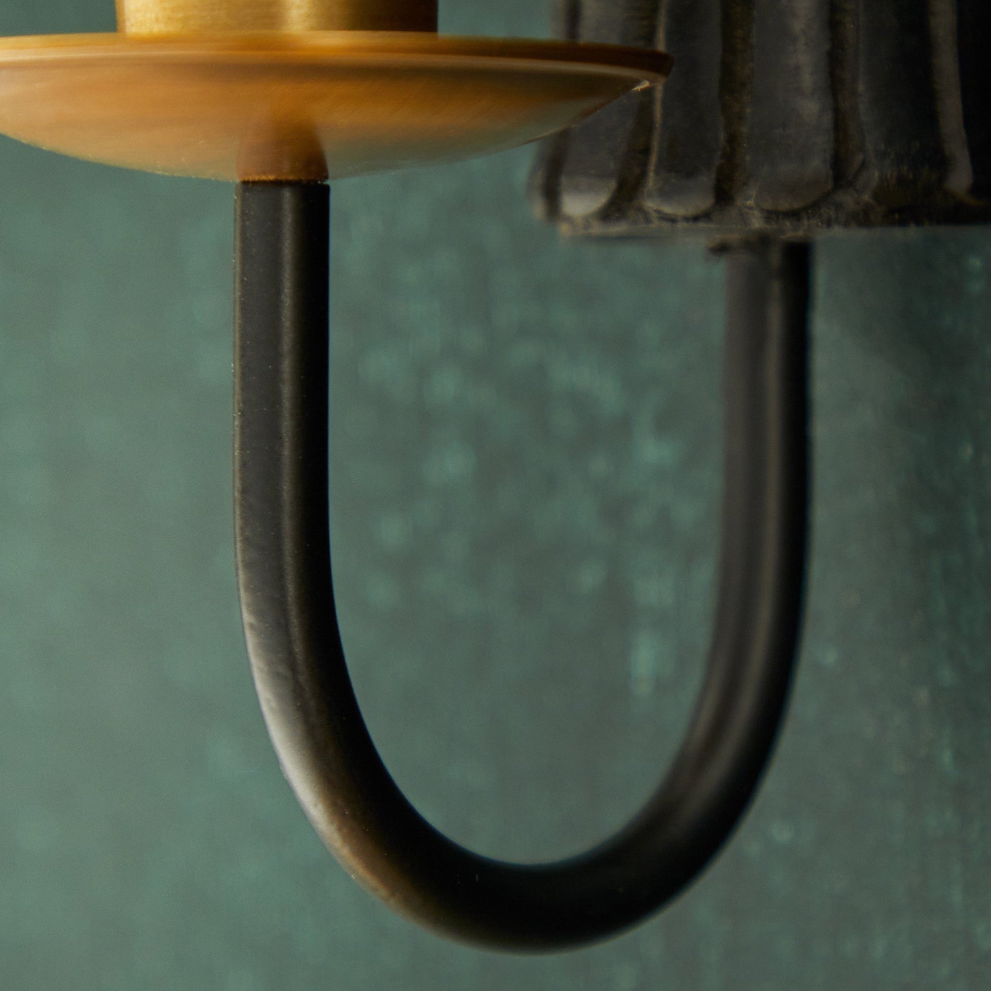 Dracool wall mounted candle holder in Ebony wood
