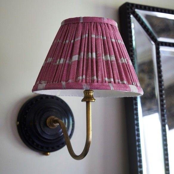 Drake wall fitting in wood and brass