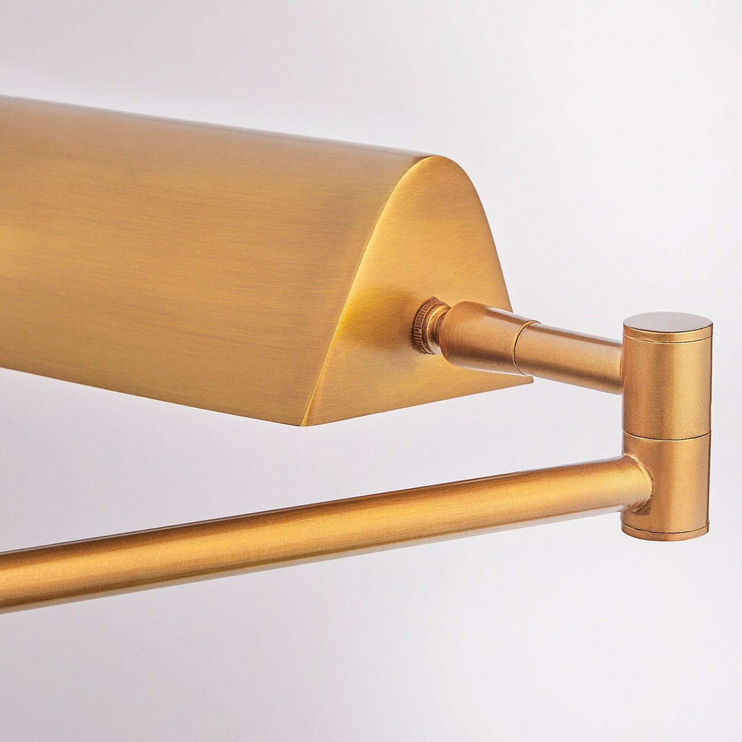 Aesop standing lamp in antiqued brass