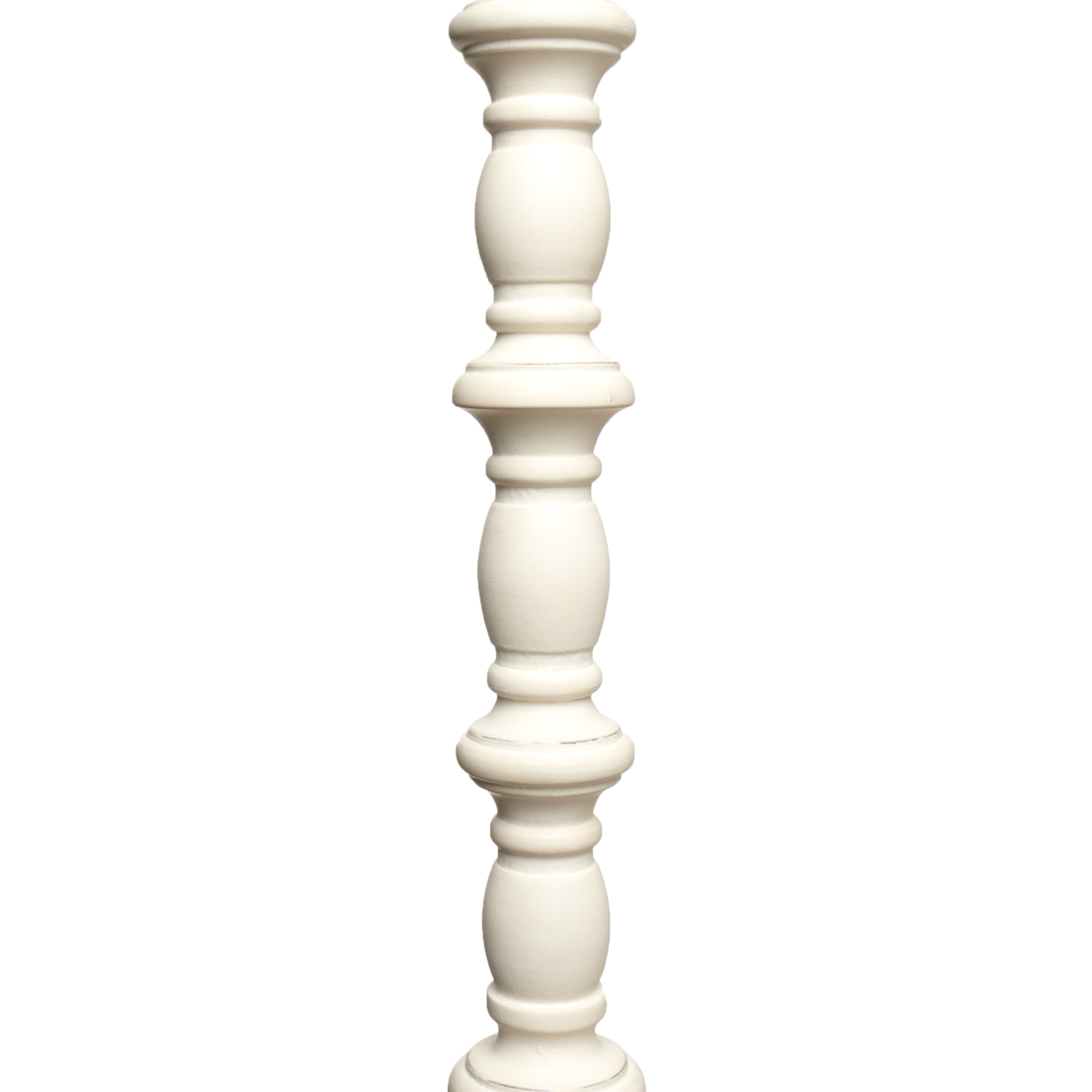 Eclipse floor lamp in Distressed white