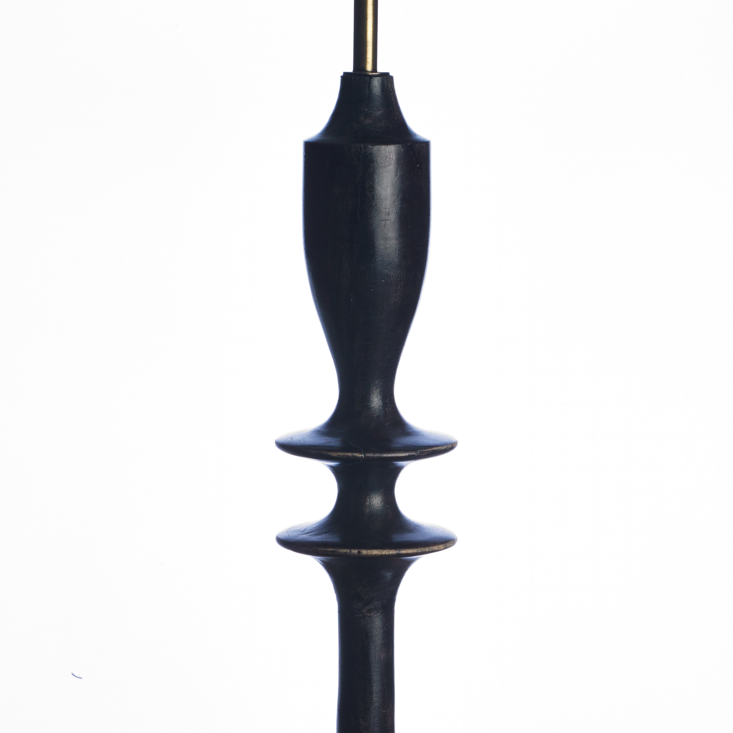 Moonshine floor lamp in silvery black