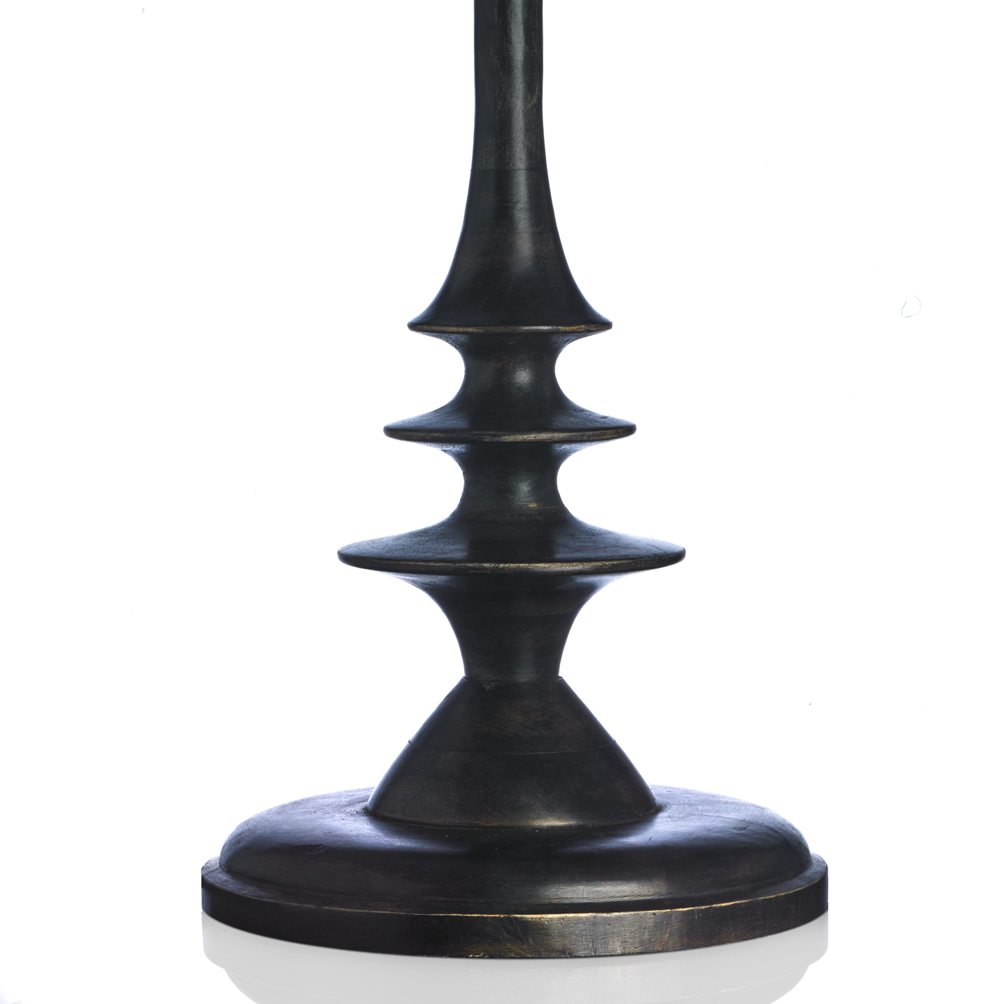Moonshine floor lamp in silvery black
