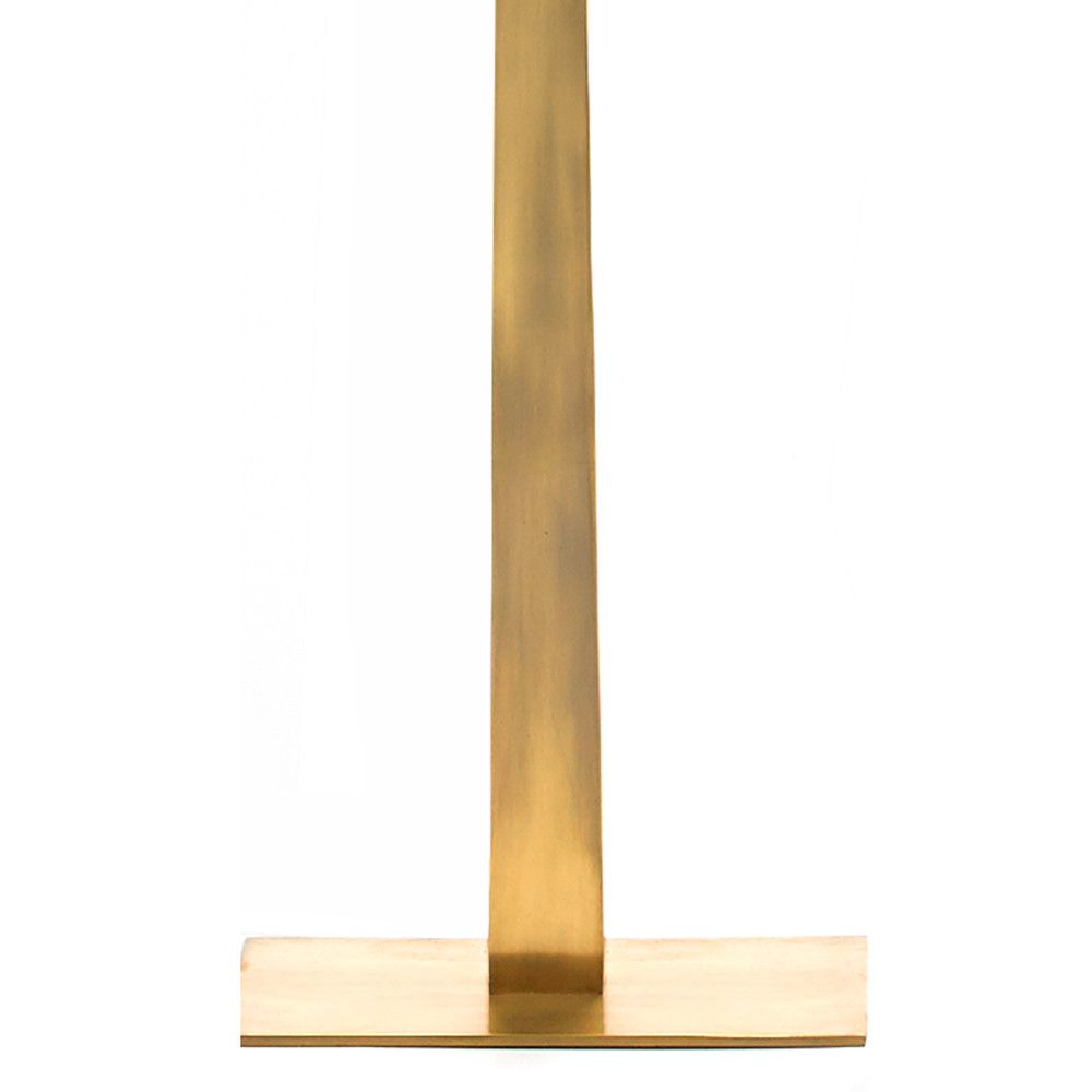 Trafalgar floor lamp in antique brass