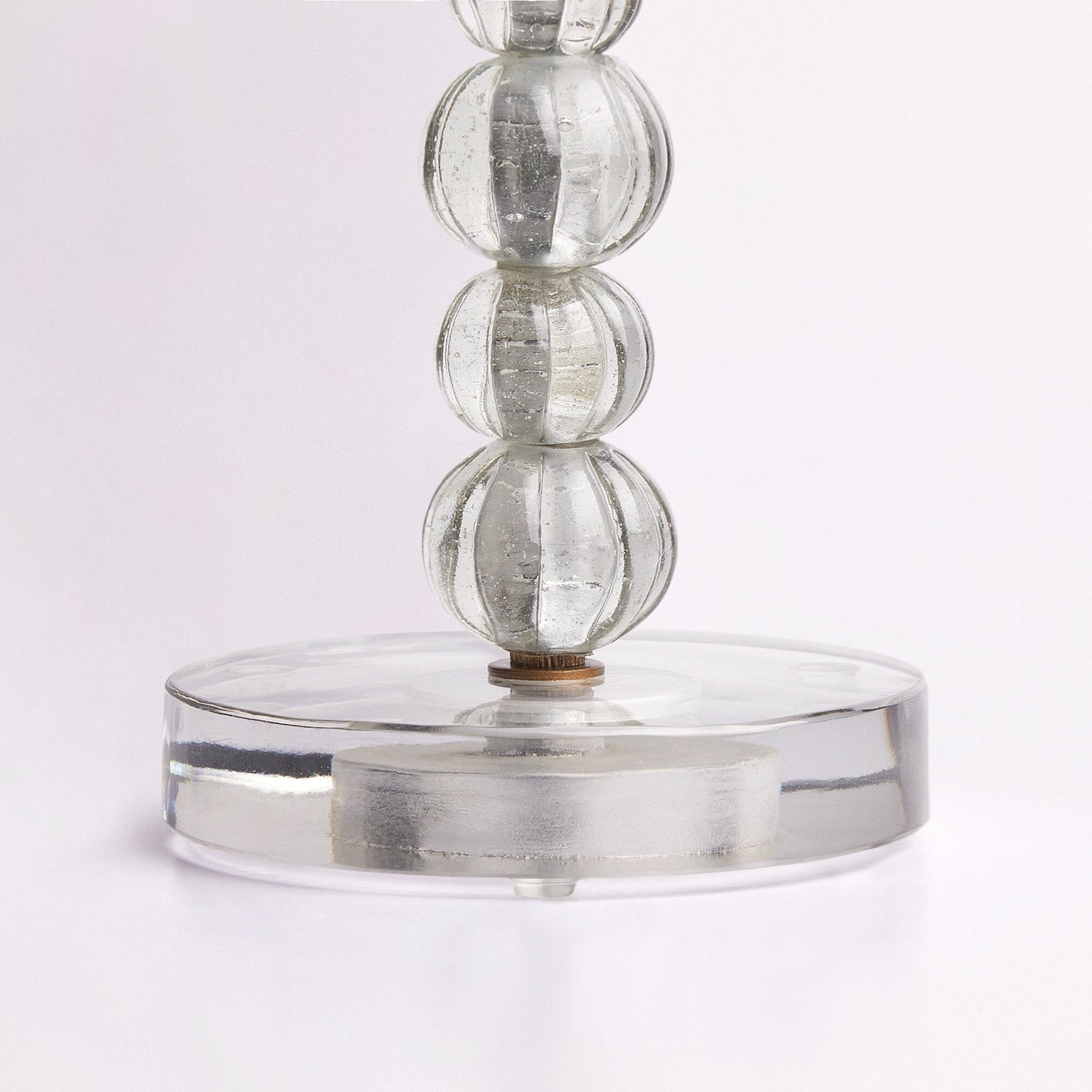 Bonbon table lamp in clear glass