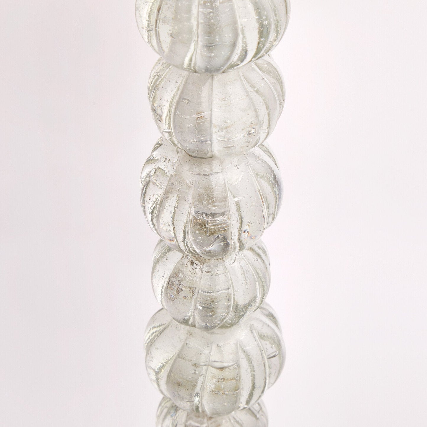 Bonbon table lamp in clear glass