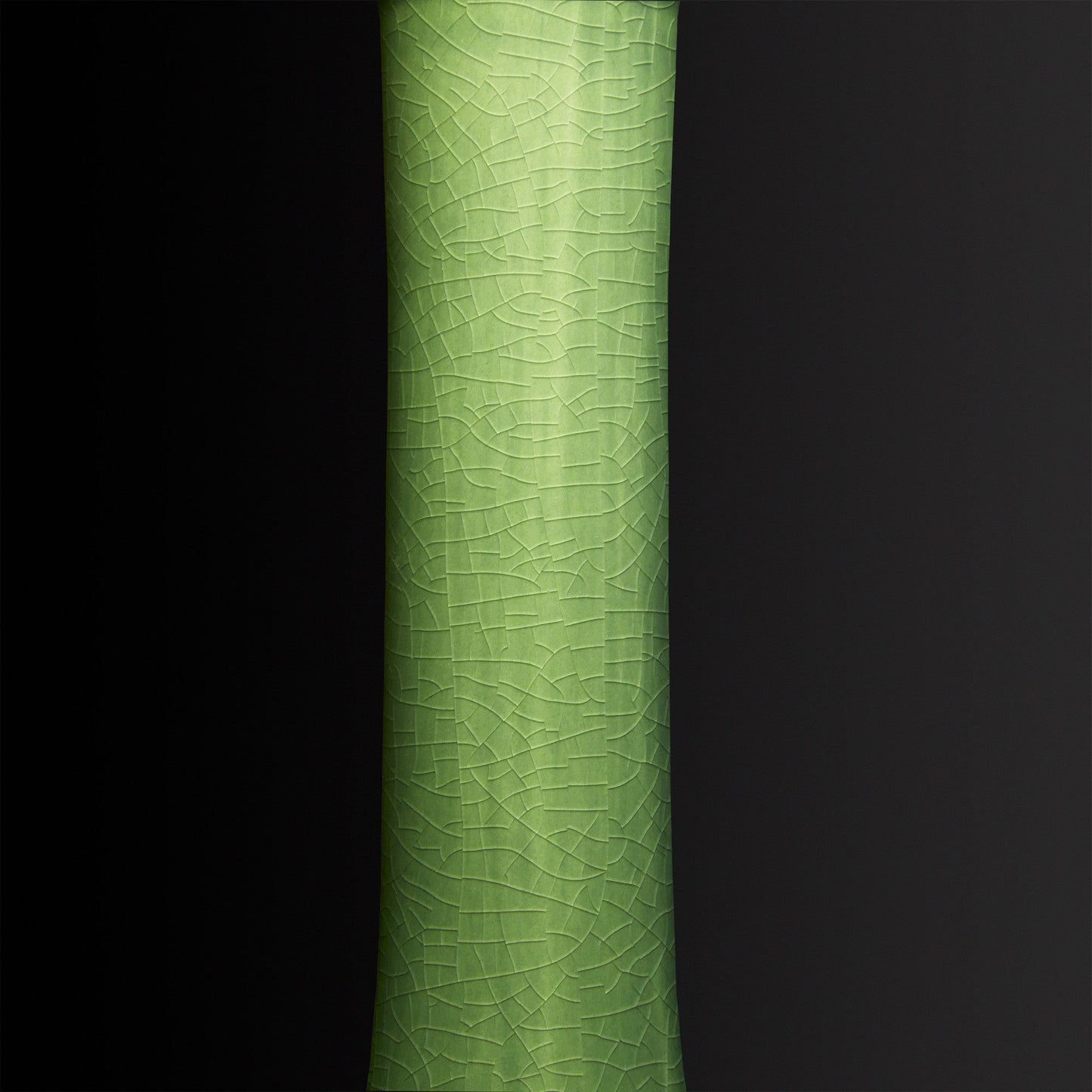 Ellie table lamp in emerald glaze
