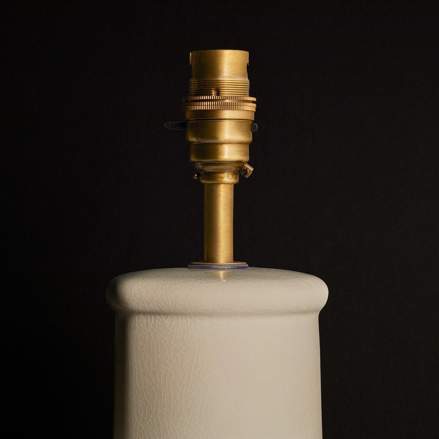 Larger Lolita table lamp in a stone glaze