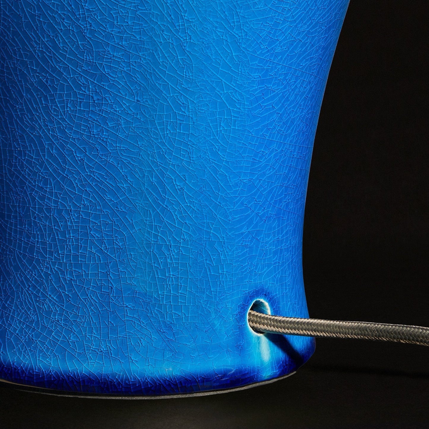 Larger Lolita table lamp in a turquoise glaze