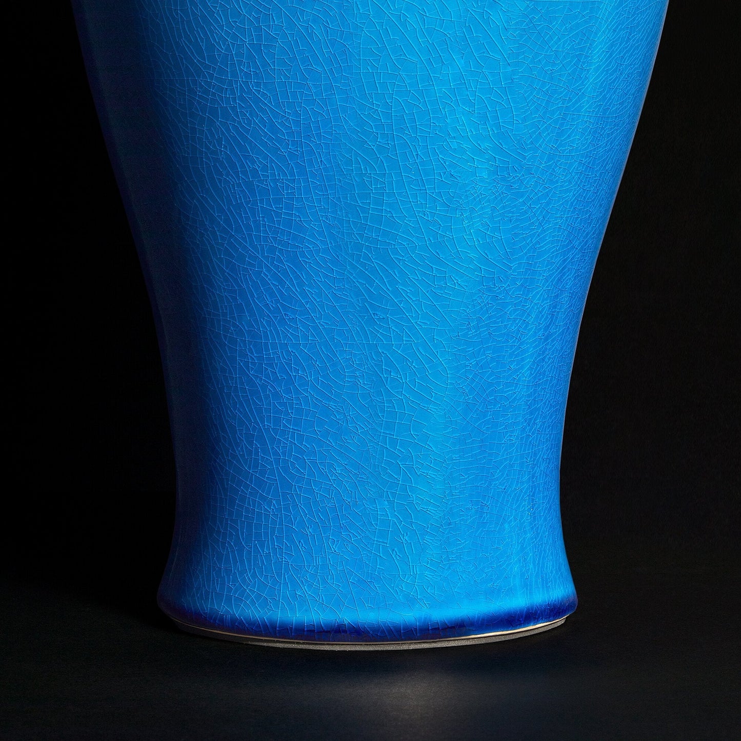 Larger Lolita table lamp in a turquoise glaze
