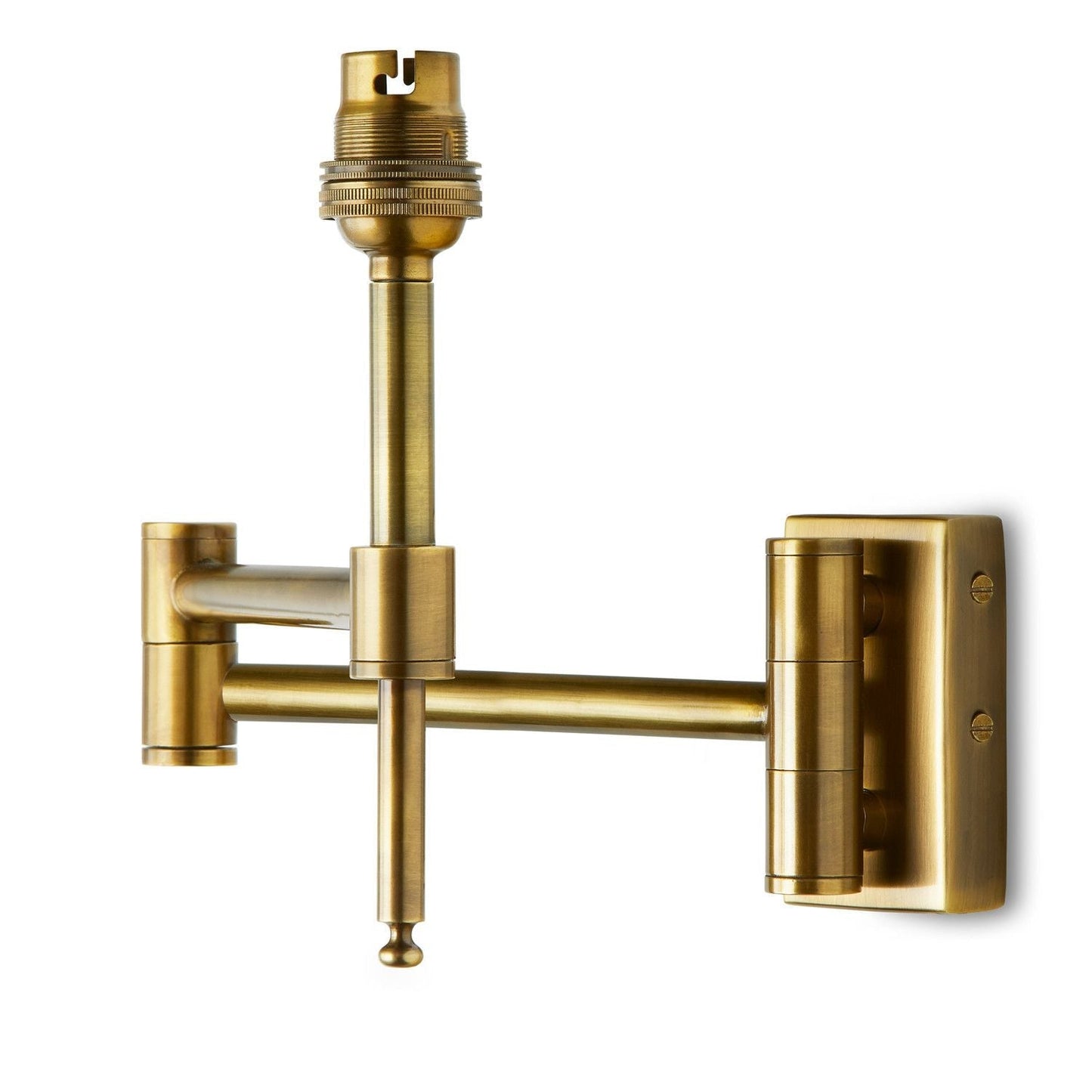 Cagney Wall fitting in antiqued brass