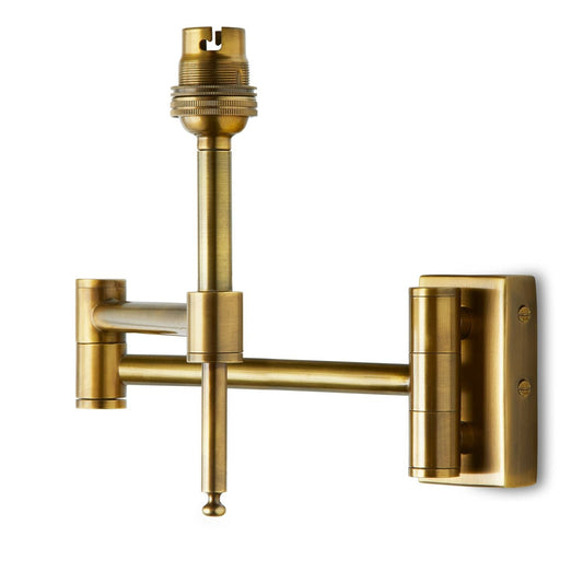 Cagney Wall fitting in antiqued brass